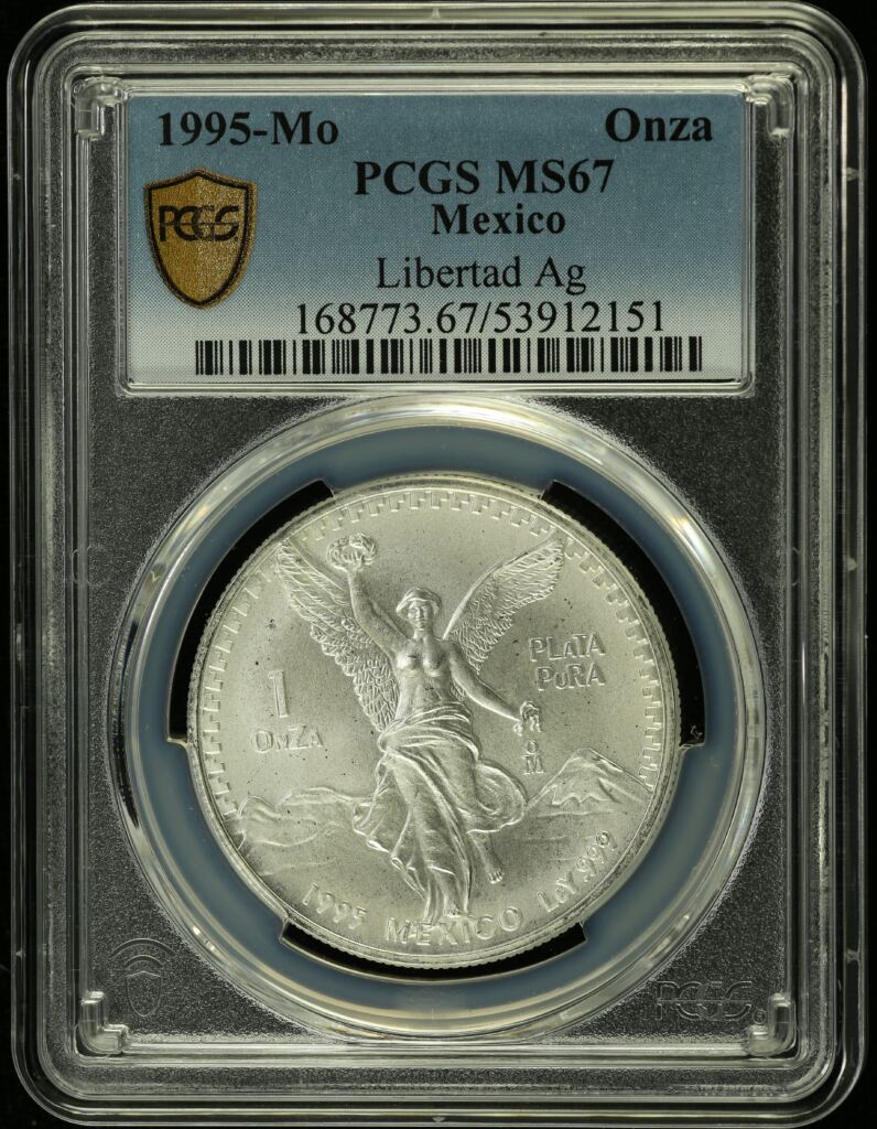 Modern Silver & Minors Onza 1995 Mo PCGS MS67 0154965
