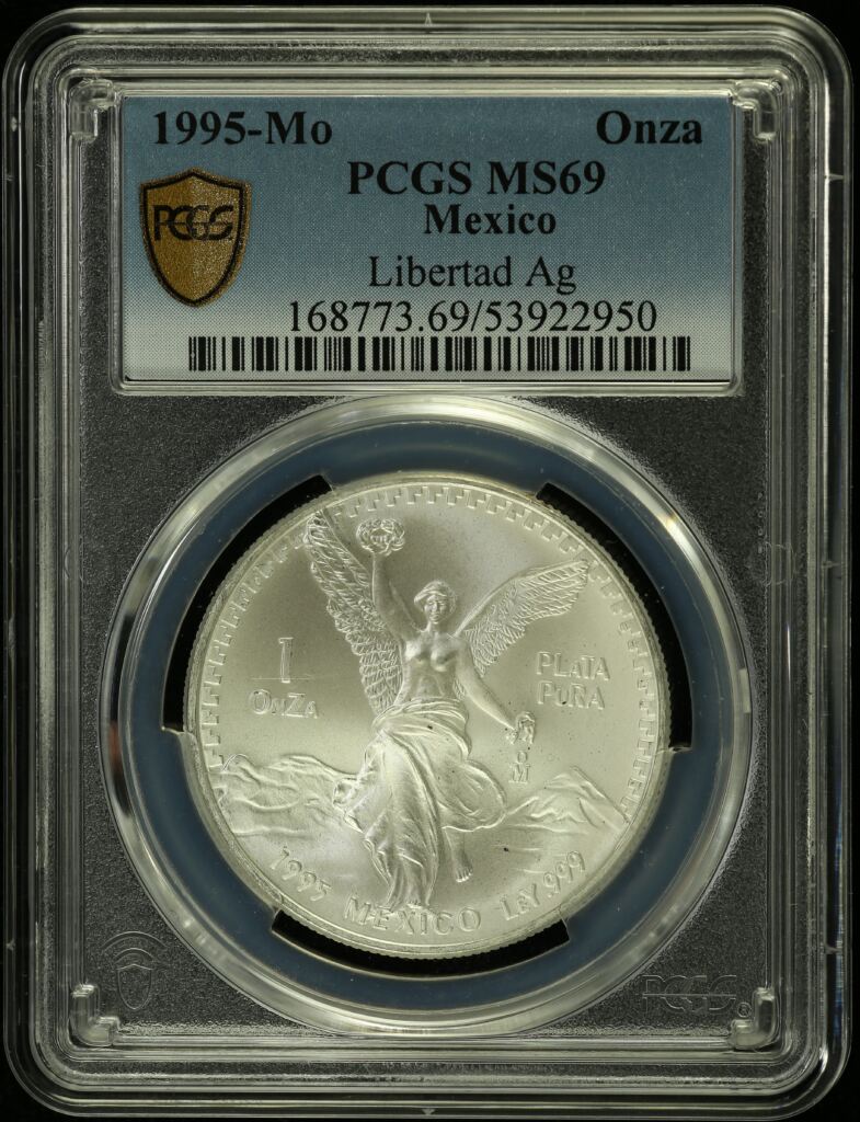Modern Silver & Minors Onza 1995 Mo PCGS MS69 0154967