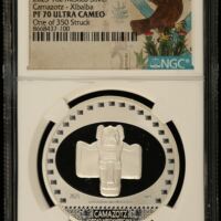 Medals & Tokens Camazotz-Xibalba 1oz Silver Medal 2025 NGC PF70
