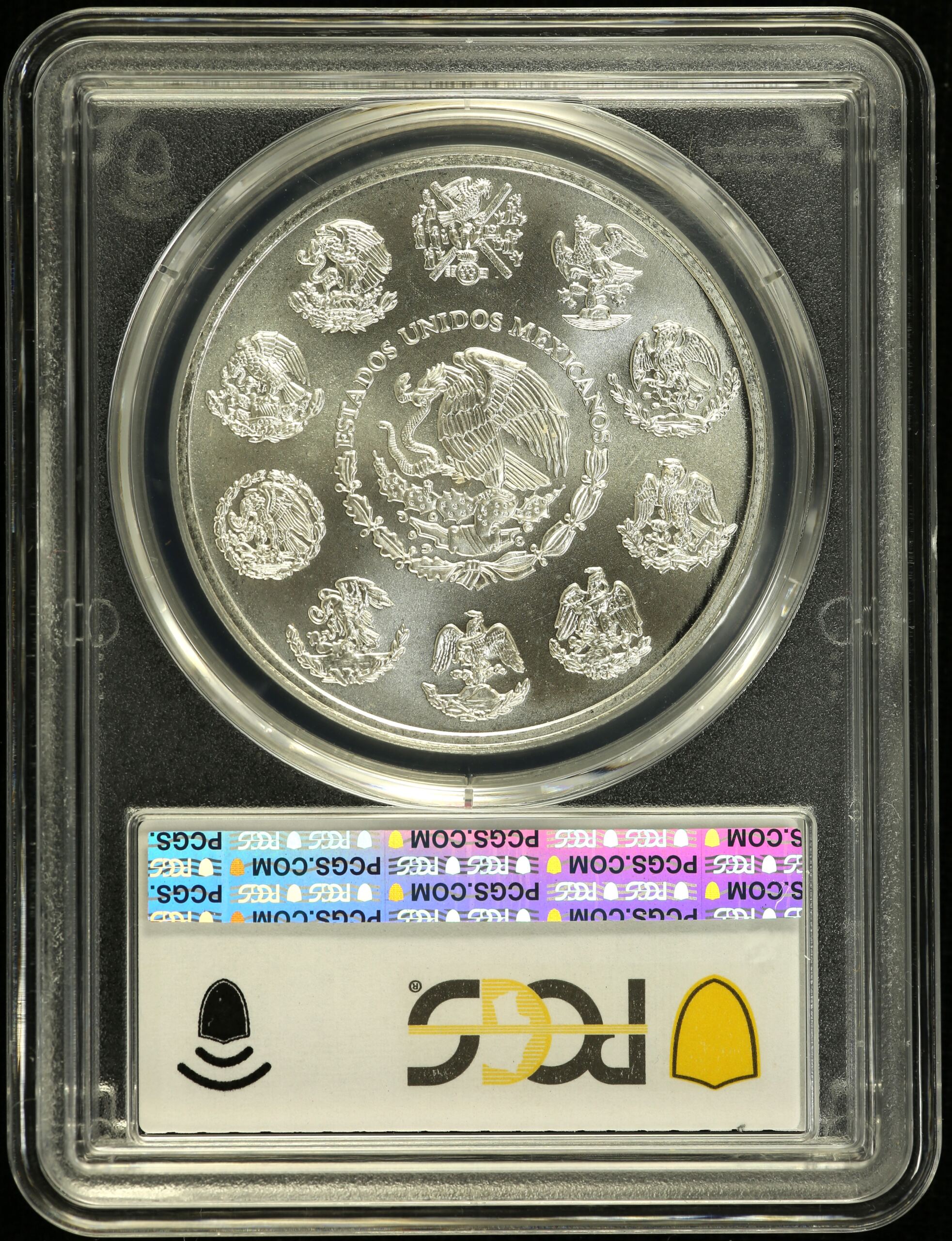Mexican Coins Modern Silver & Minors Onza Modern Silver & Minors Onza 2002 Mo PCGS MS67 0155425 Modern Silver & Minors Onza 2002 Mo PCGS MS67 0155425Modern Silver & Minors Onza 2002 Mo PCGS MS67 0155425 - Image 2