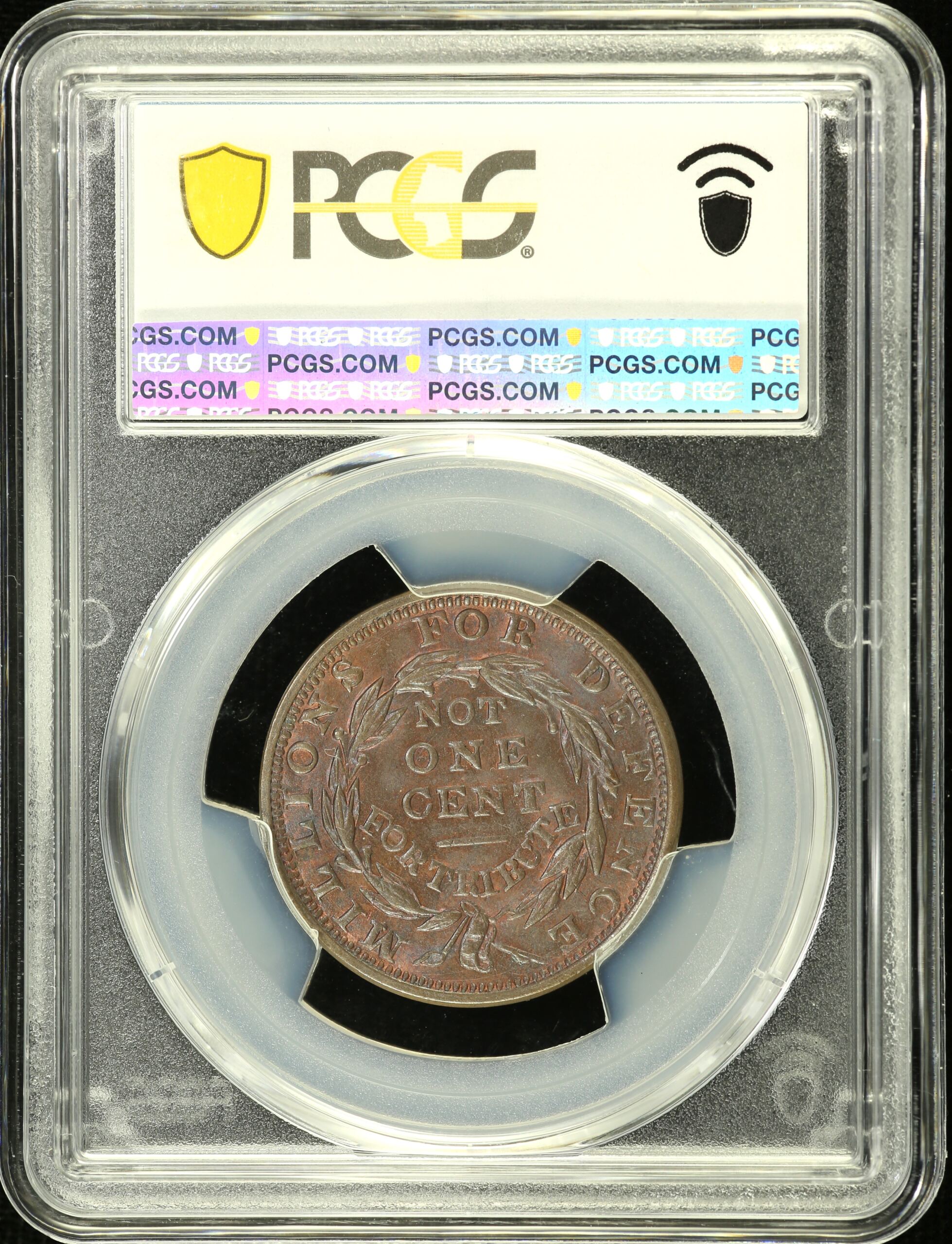 North America United States World Coins United States Civil War Token Liberty-Not One Cent 1837 HT-48 PCGS MS63BN 0155431 United States Civil War Token Liberty-Not One Cent 1837 HT-48 PCGS MS63BN 0155431United States Civil War Token Liberty-Not One Cent 1837 HT-48 PCGS MS63BN 0155431 - Image 2