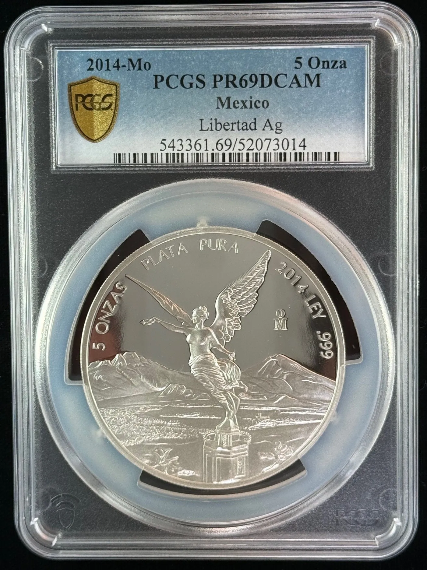 Modern Silver & Minors 5 Onza 2014 Mo PCGS PR69DCAM 0155440