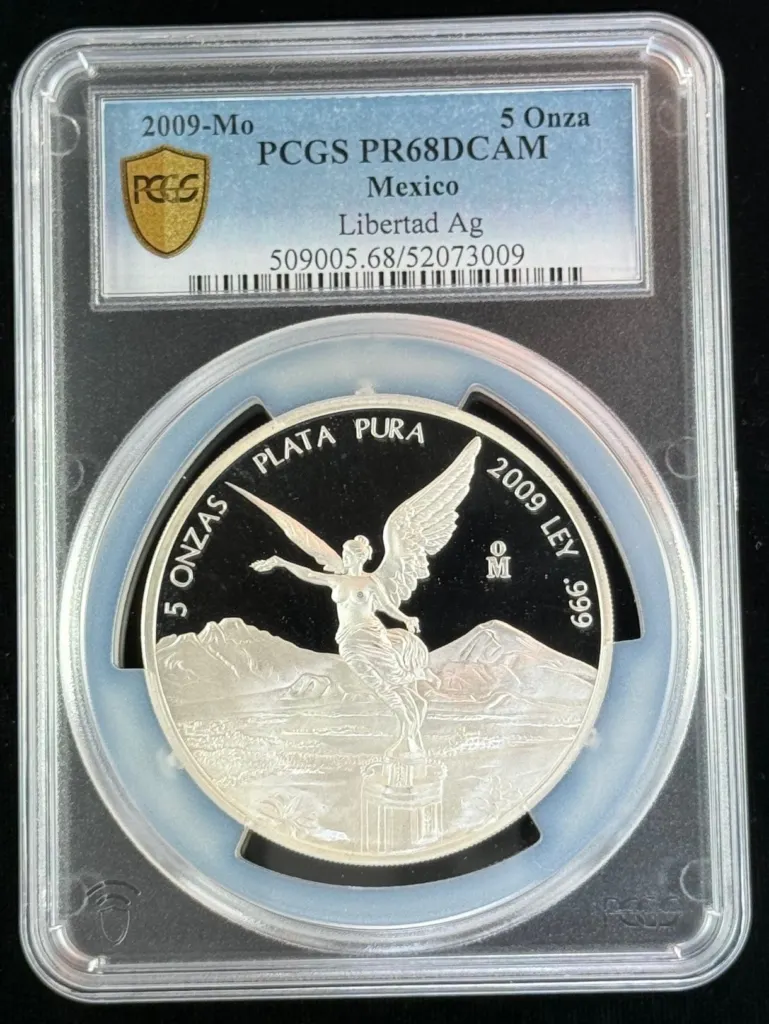 Modern Silver & Minors 5 Onza 2009 Mo PCGS PR68DCAM 0155445