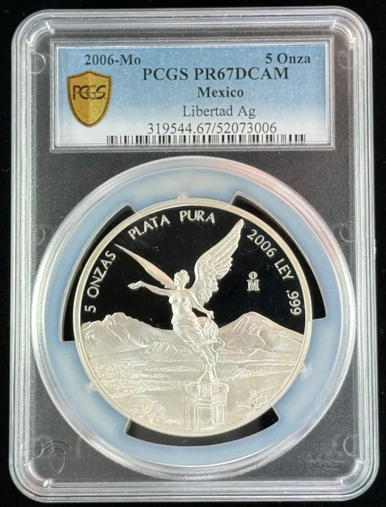 Modern Silver & Minors 5 Onza 2006 Mo PCGS PR67DCAM 0155448