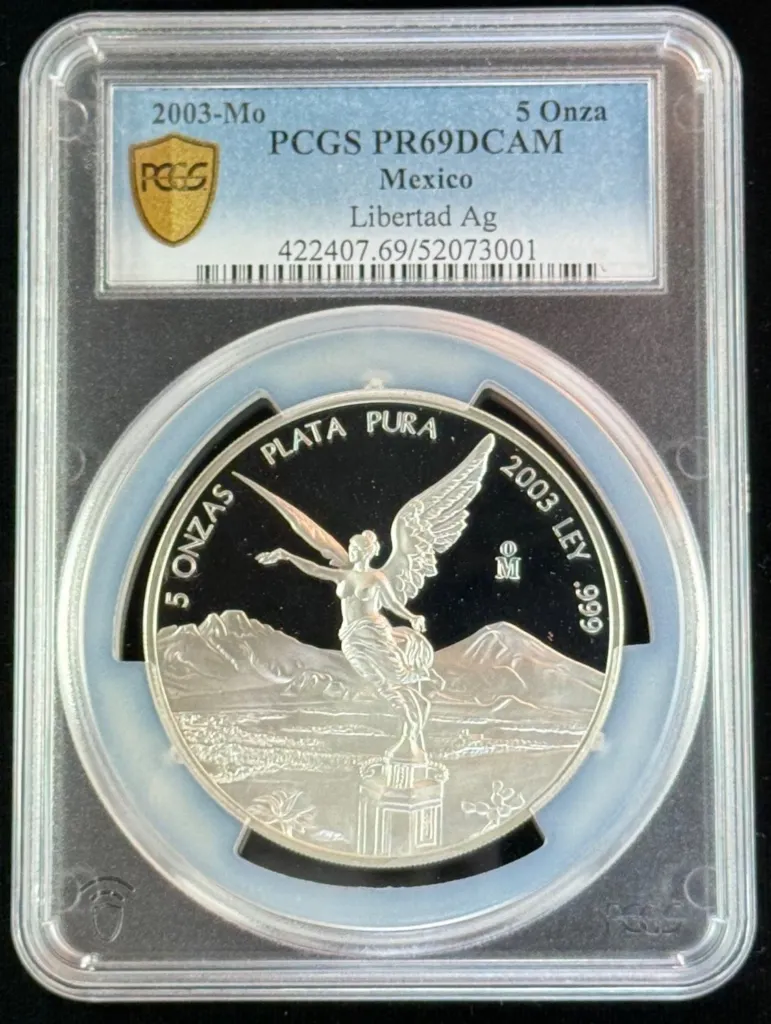 Modern Silver & Minors 5 Onza 2003 Mo PCGS PR69DCAM 0155454