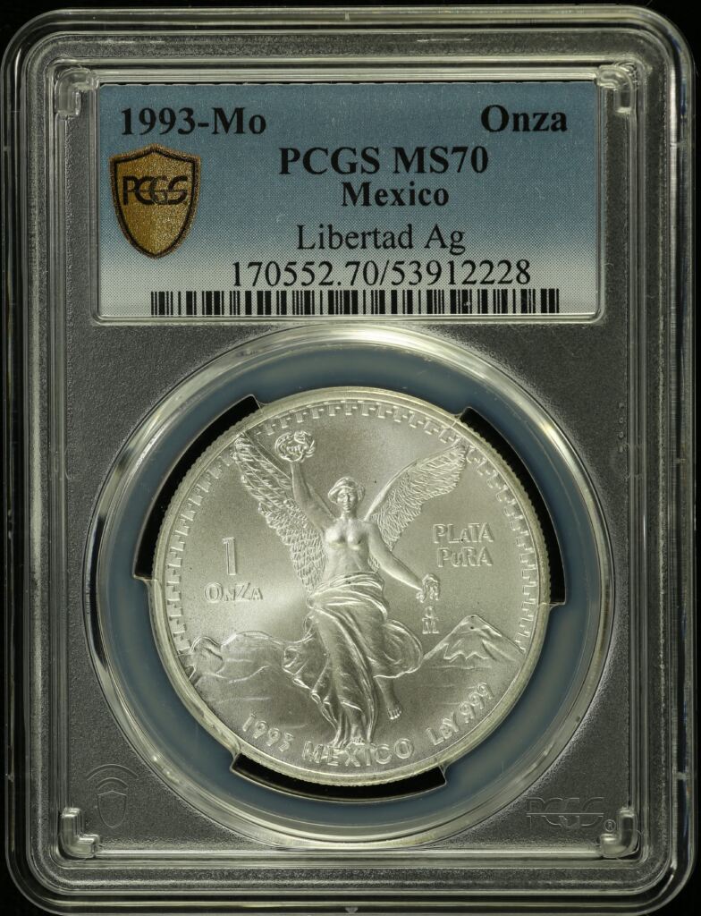 Modern Silver & Minors Onza 1993 Mo PCGS MS70 0155504
