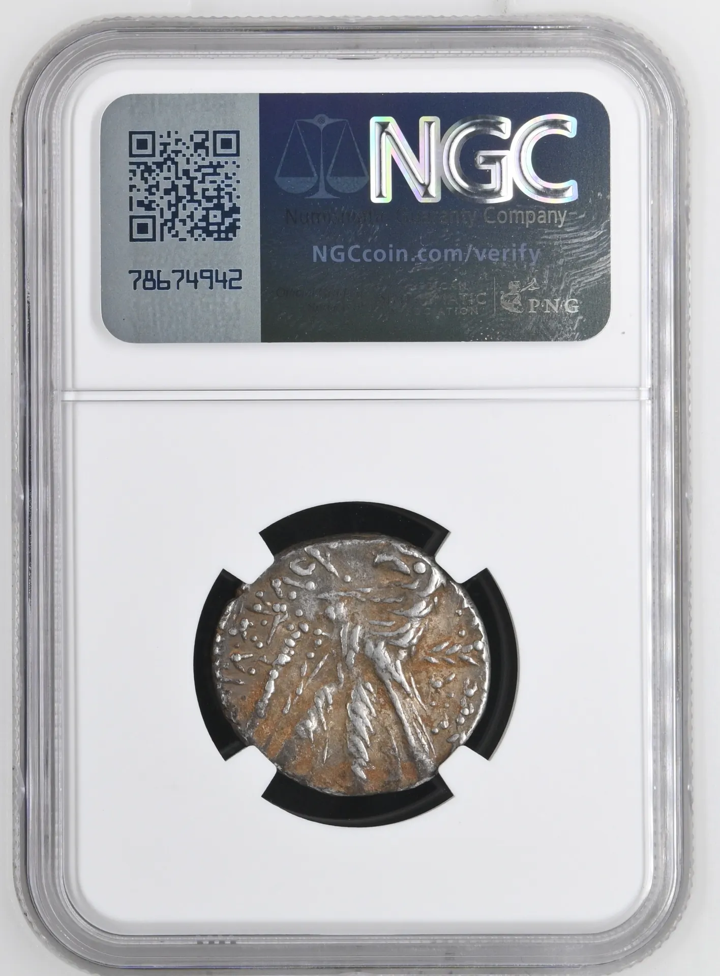 Ancient Coins Greek Phoenicia Phoenicia Tyre 126/5 BC - 65/6 AD AR Shekel NGC Ch VF 0155809 Phoenicia Tyre 126/5 BC - 65/6 AD AR Shekel NGC Ch VF 0155809Phoenicia Tyre 126/5 BC - 65/6 AD AR Shekel NGC Ch VF 0155809 - Image 2