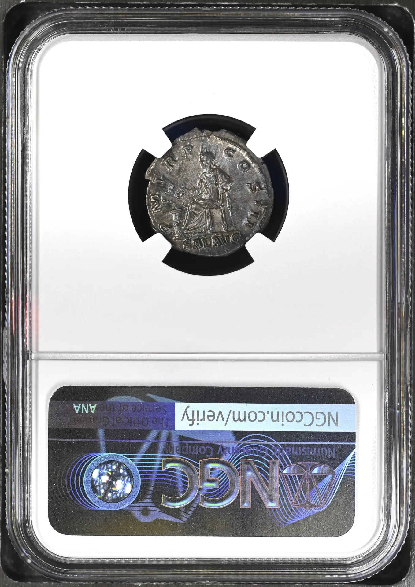 Ancient Coins Roman Imperial Roman Imperial Hadrian 117-138 AD AR Denarius NGC AU 0155815 Roman Imperial Hadrian 117-138 AD AR Denarius NGC AU 0155815Roman Imperial Hadrian 117-138 AD AR Denarius NGC AU 0155815 - Image 2