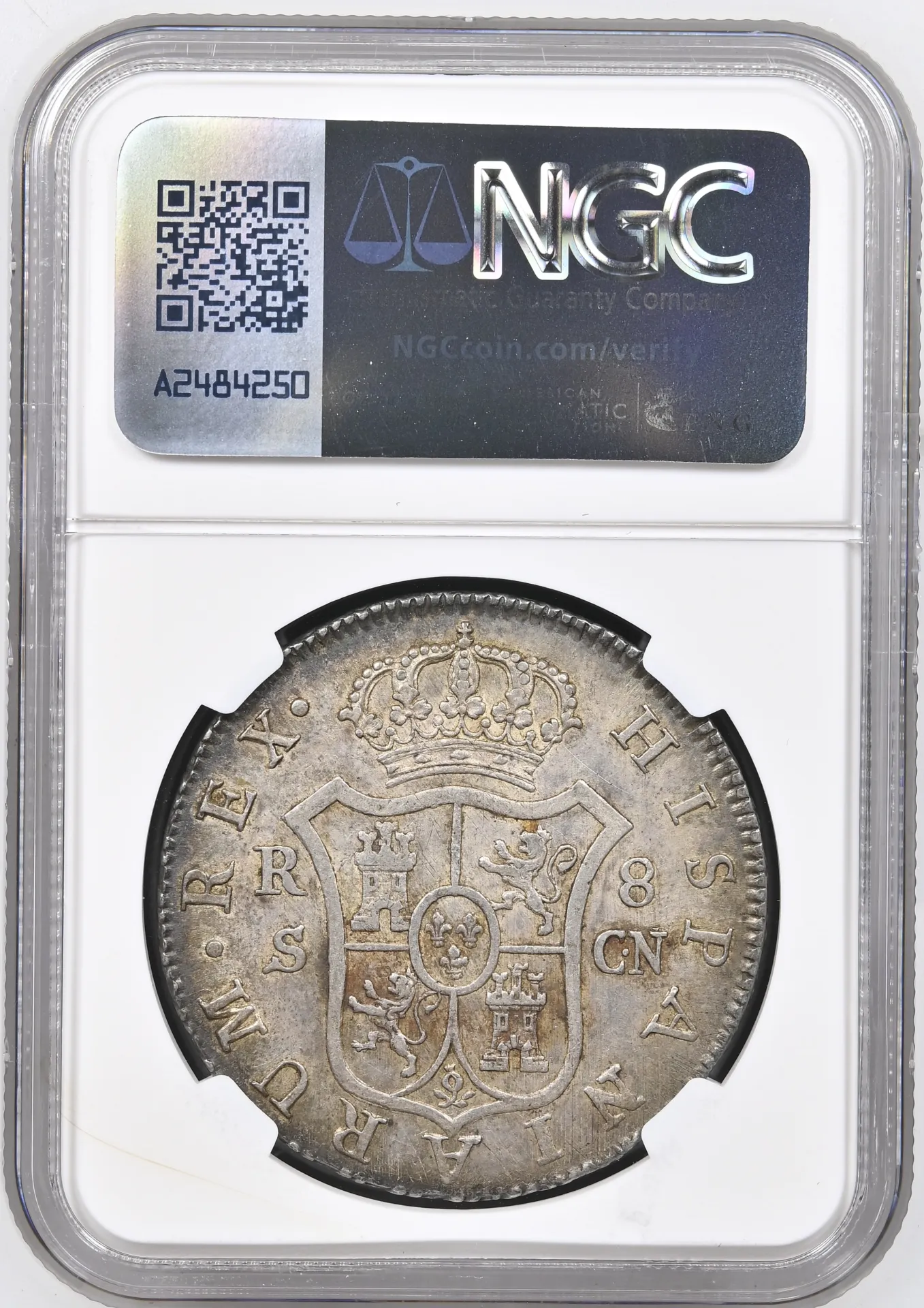 Europe Spain World Coins Spain 8 Reales 1809 S CN NGC AU53 0155880 Spain 8 Reales 1809 S CN NGC AU53 0155880Spain 8 Reales 1809 S CN NGC AU53 0155880 - Image 2