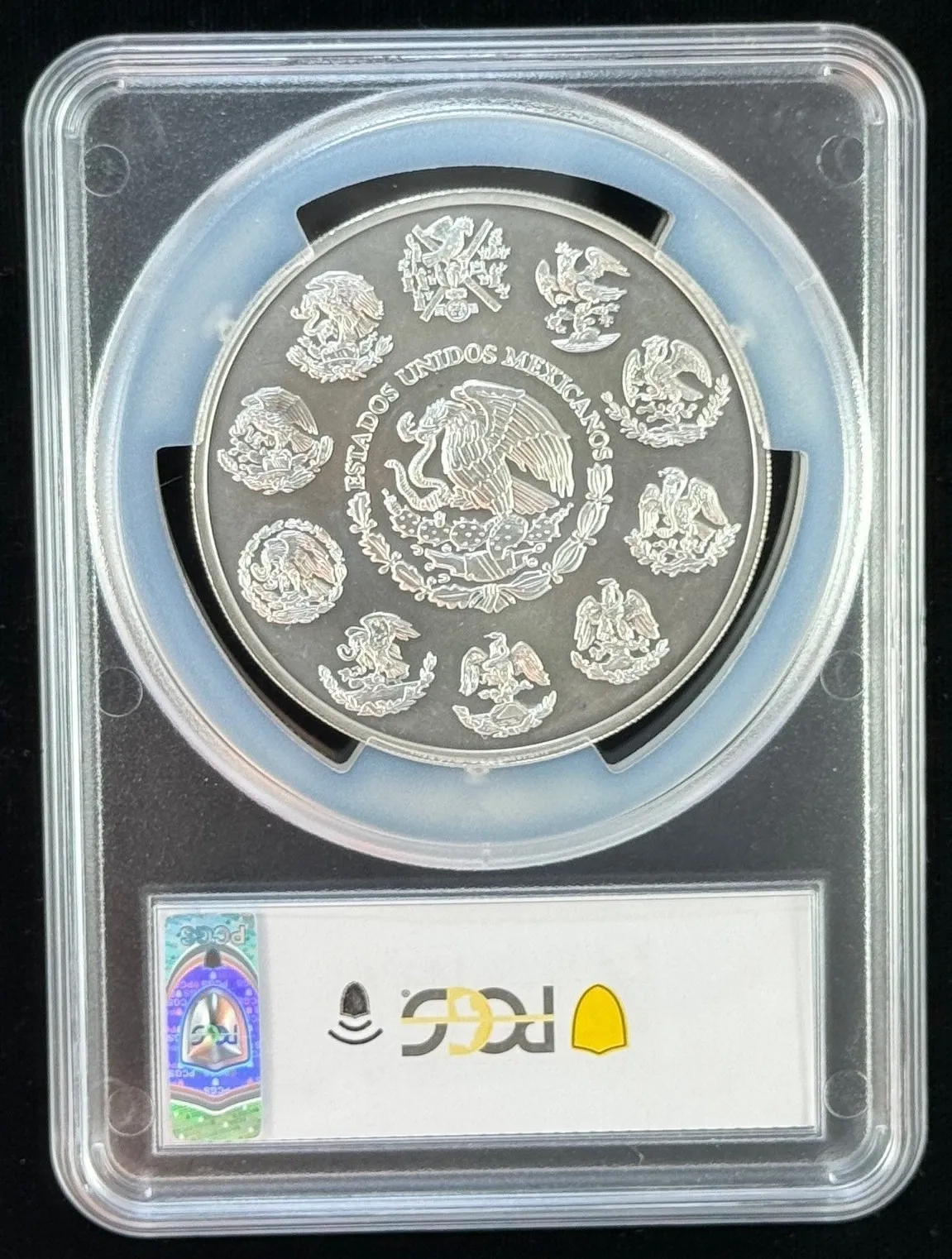 5 Onza Mexican Coins Modern Silver & Minors Modern Silver & Minors 5 Onza 2005 Mo PCGS MS68 0156096 Modern Silver & Minors 5 Onza 2005 Mo PCGS MS68 0156096Modern Silver & Minors 5 Onza 2005 Mo PCGS MS68 0156096 - Image 2