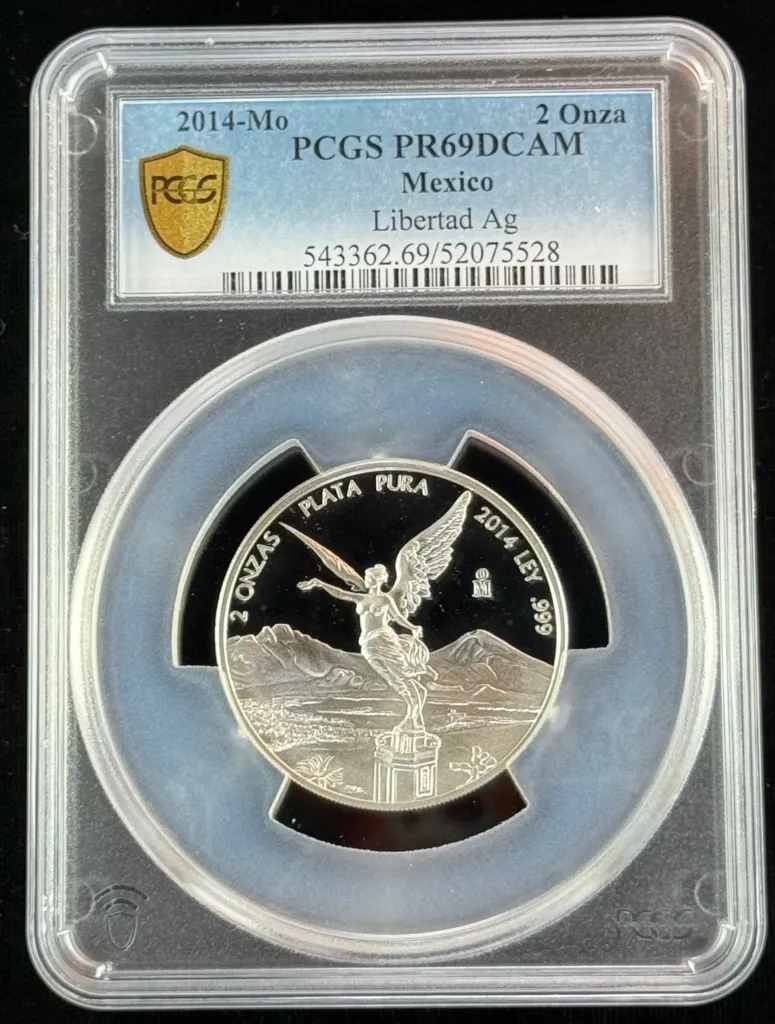 Modern Silver & Minors 2 Onza 2014 Mo PCGS PR69DCAM 0156170