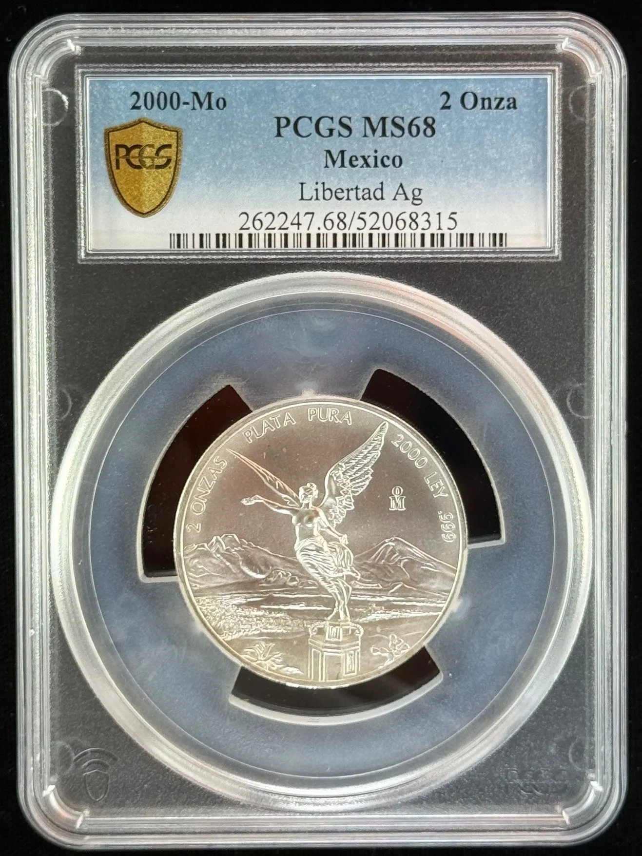 Modern Silver & Minors 2 Onza 2000 Mo PCGS MS68 0156332