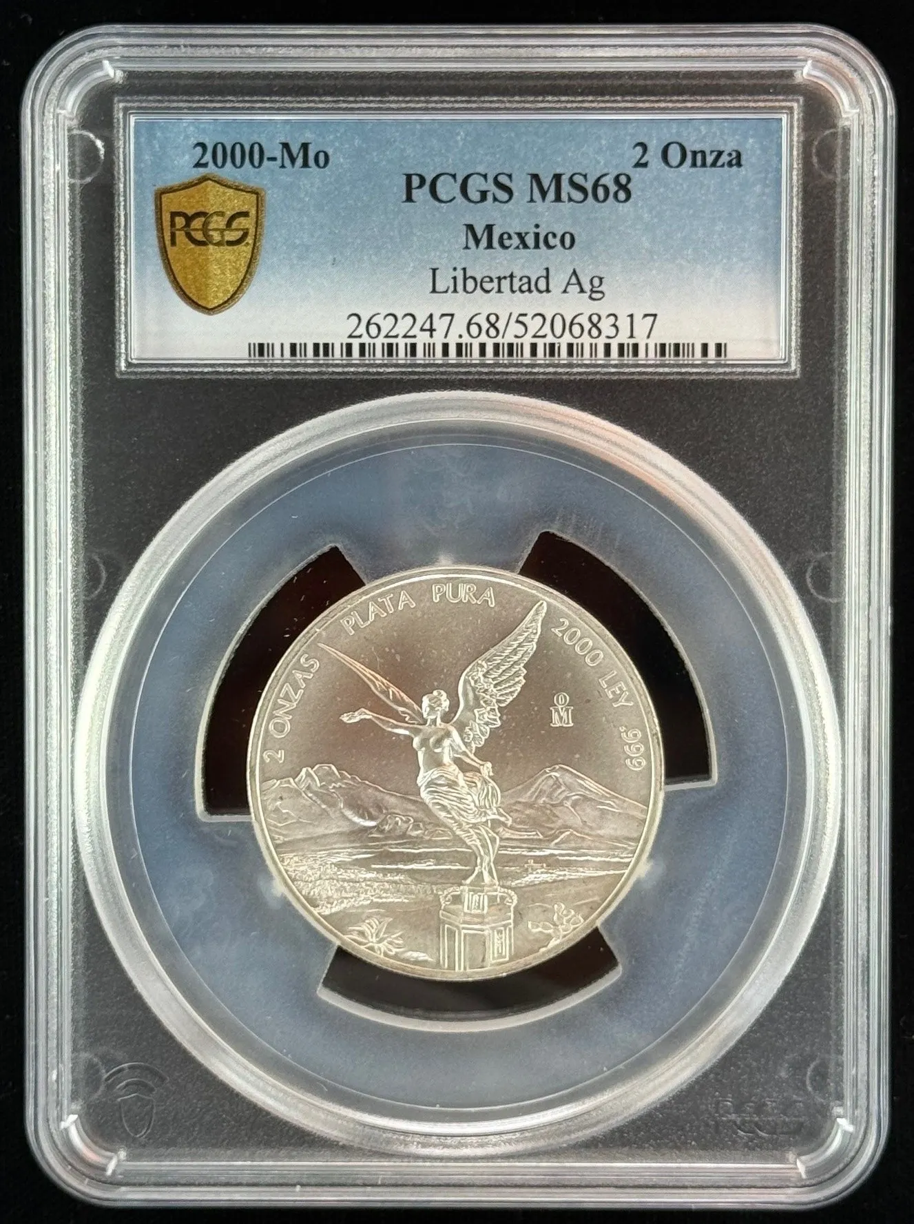 Modern Silver & Minors 2 Onza 2000 Mo PCGS MS68 0156333