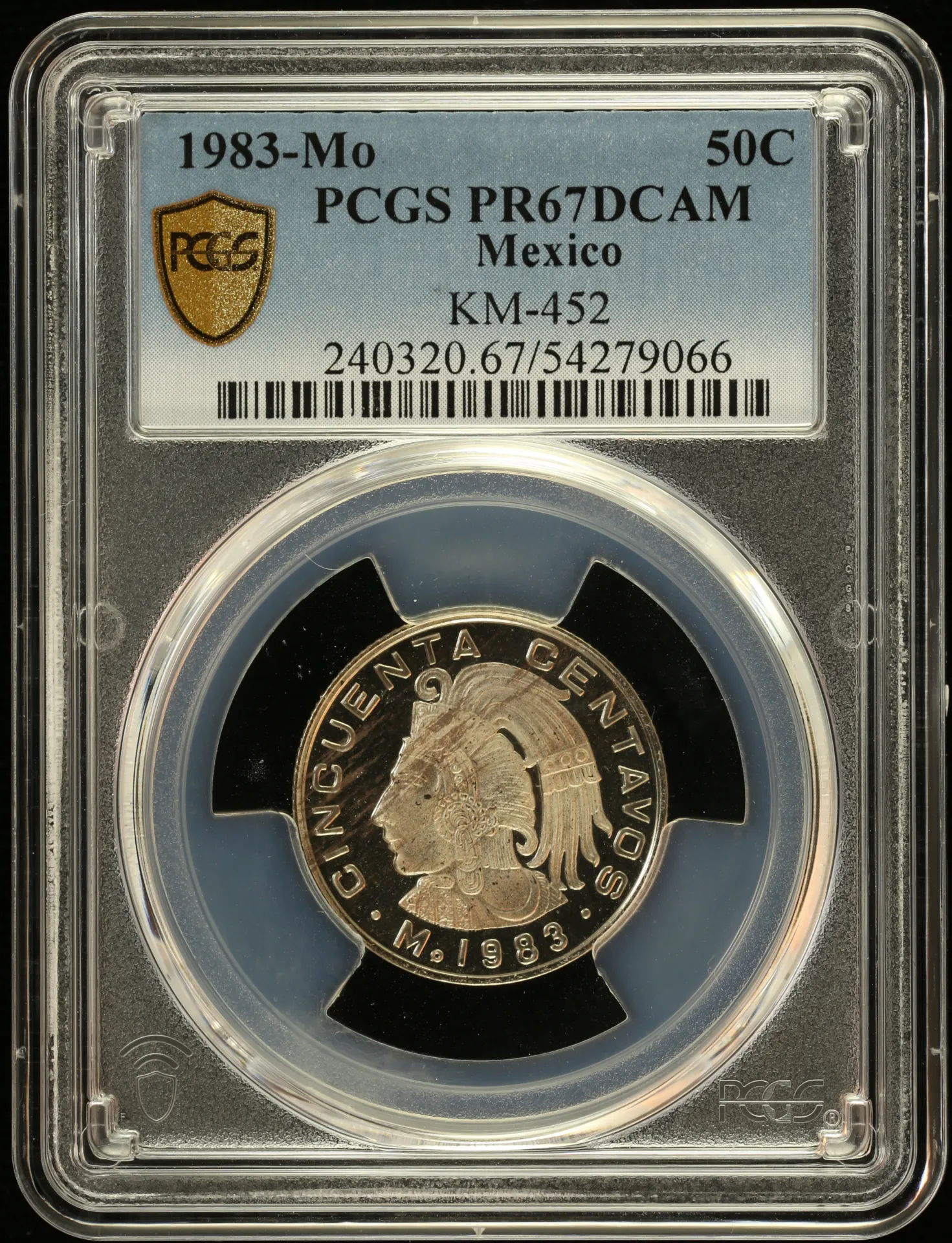 Modern Silver & Minors 50 Centavo 1983 Mo KM-452 PCGS PR67DCAM 0156508