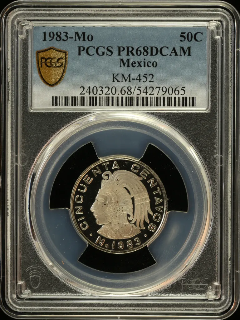Modern Silver & Minors 50 Centavo 1983 Mo KM-452 PCGS PR68DCAM 0156509