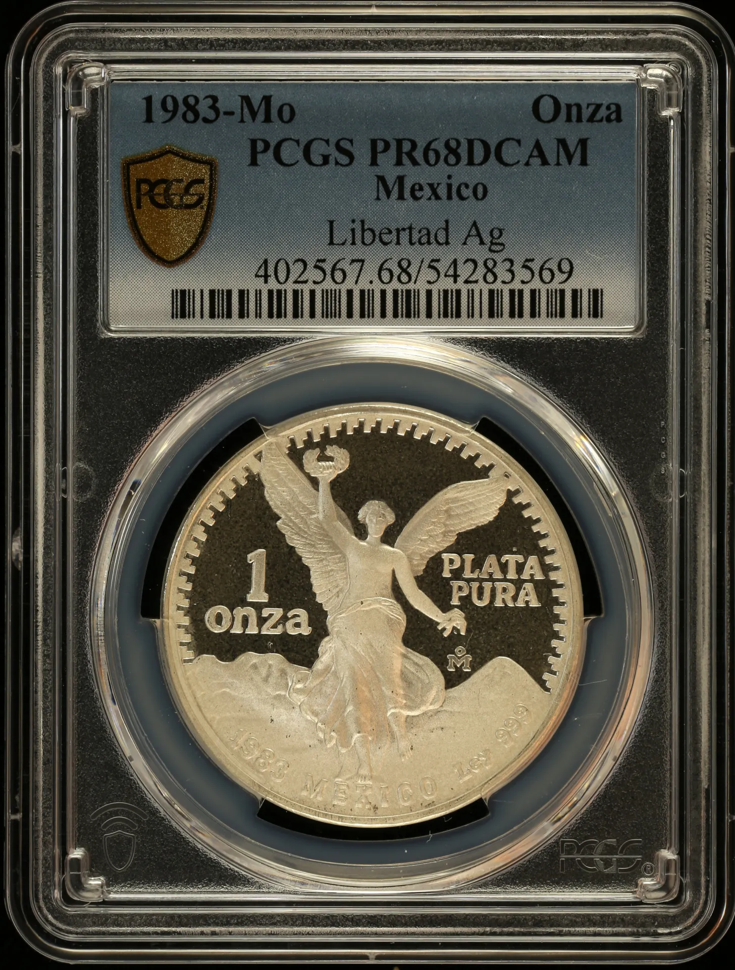 Modern Silver & Minors Onza 1983 Mo PCGS PR68DCAM 0156320