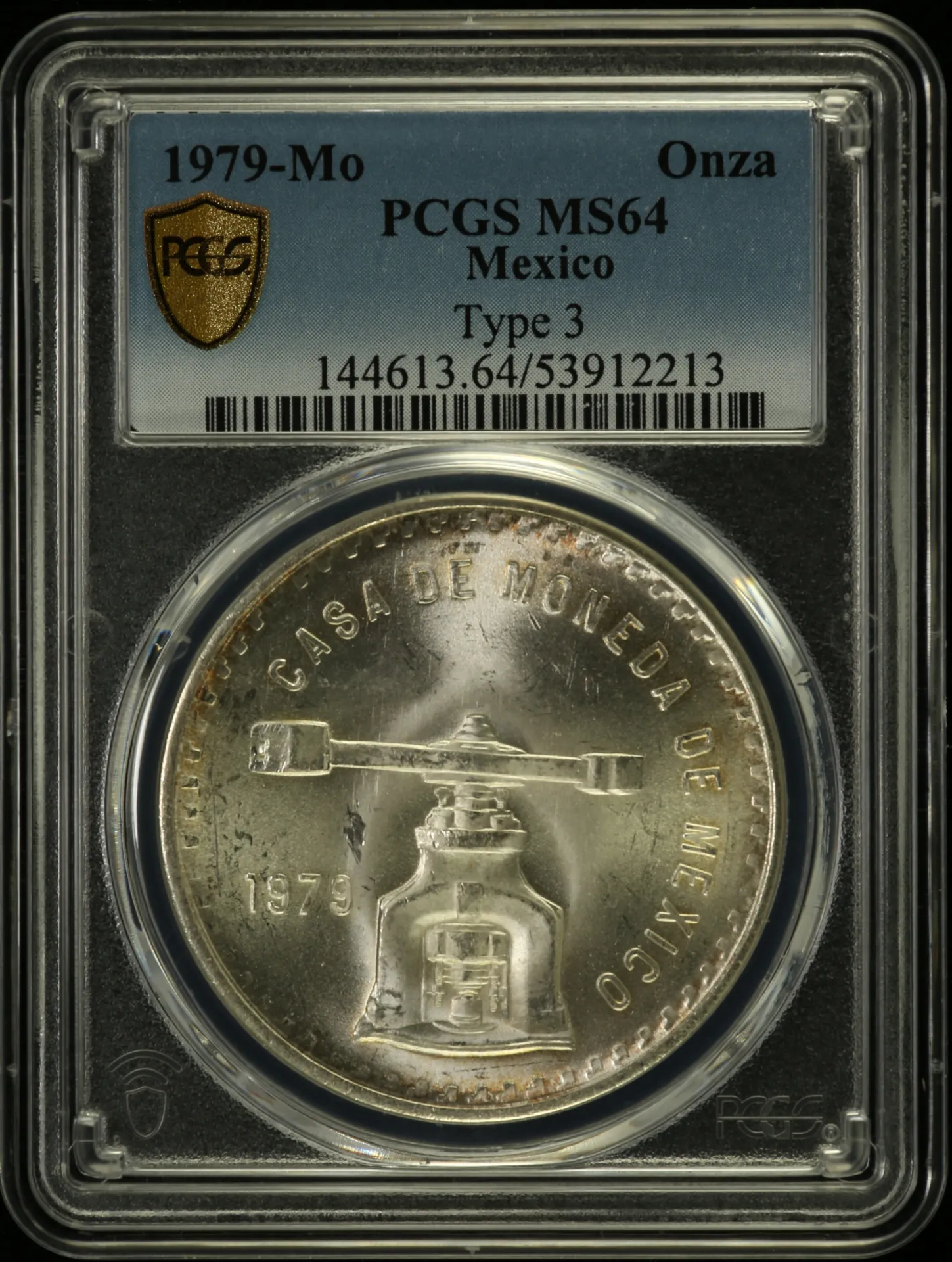 Modern Silver & Minors Onza 1979 Mo PCGS MS64 0155508