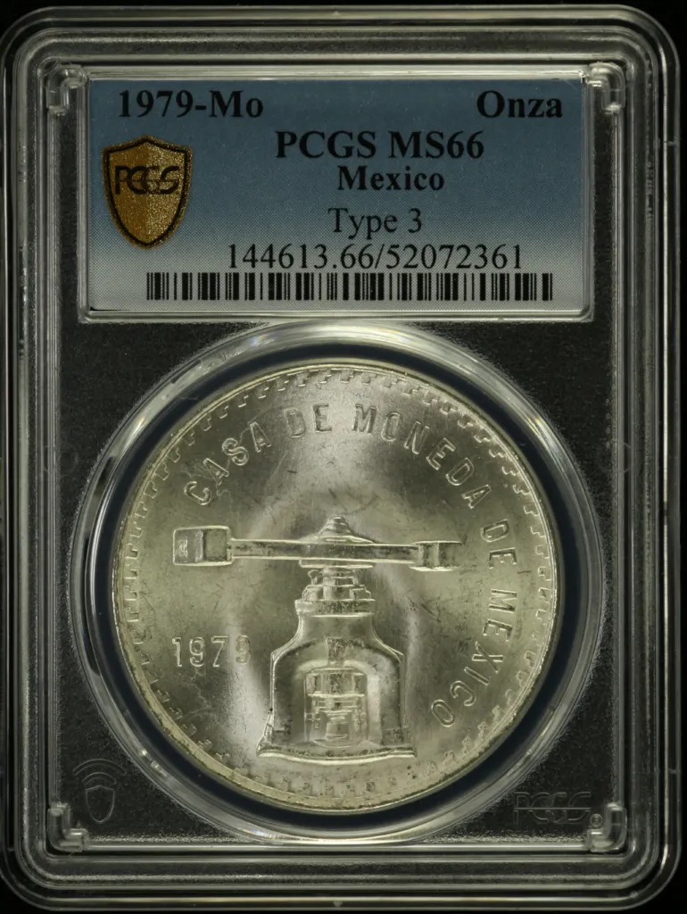 Modern Silver & Minors Onza 1979 Mo PCGS MS66 0155772