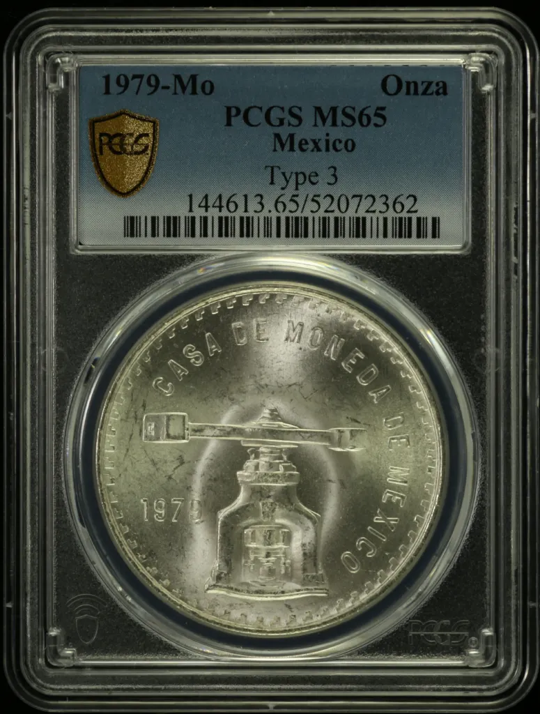 Modern Silver & Minors Onza 1979 Mo PCGS MS65 0155775