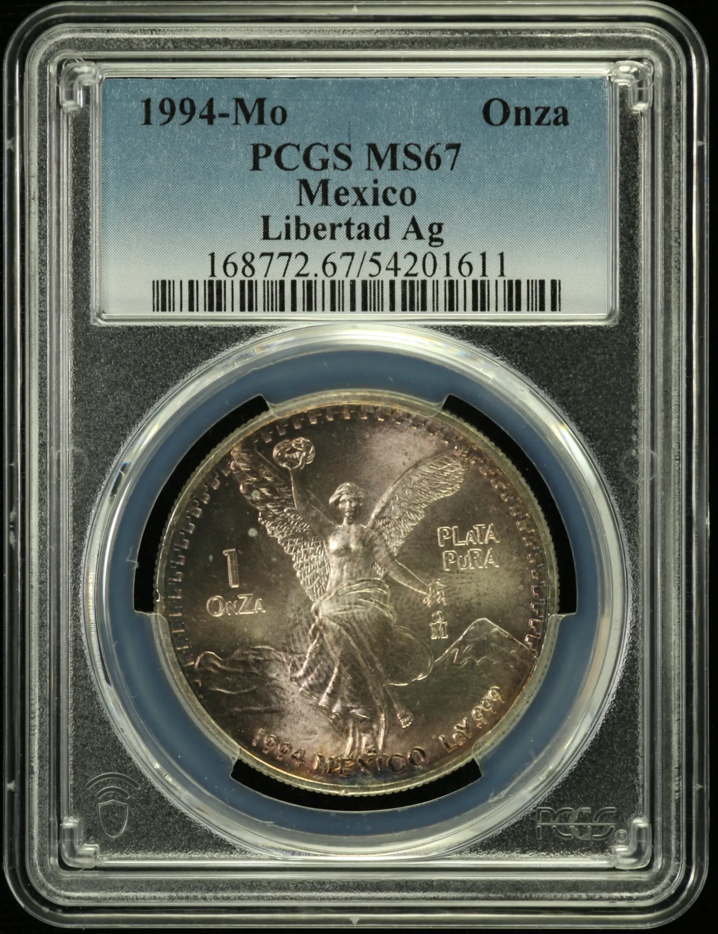 Modern Silver & Minors Onza 1994 Mo PCGS MS67 0156407