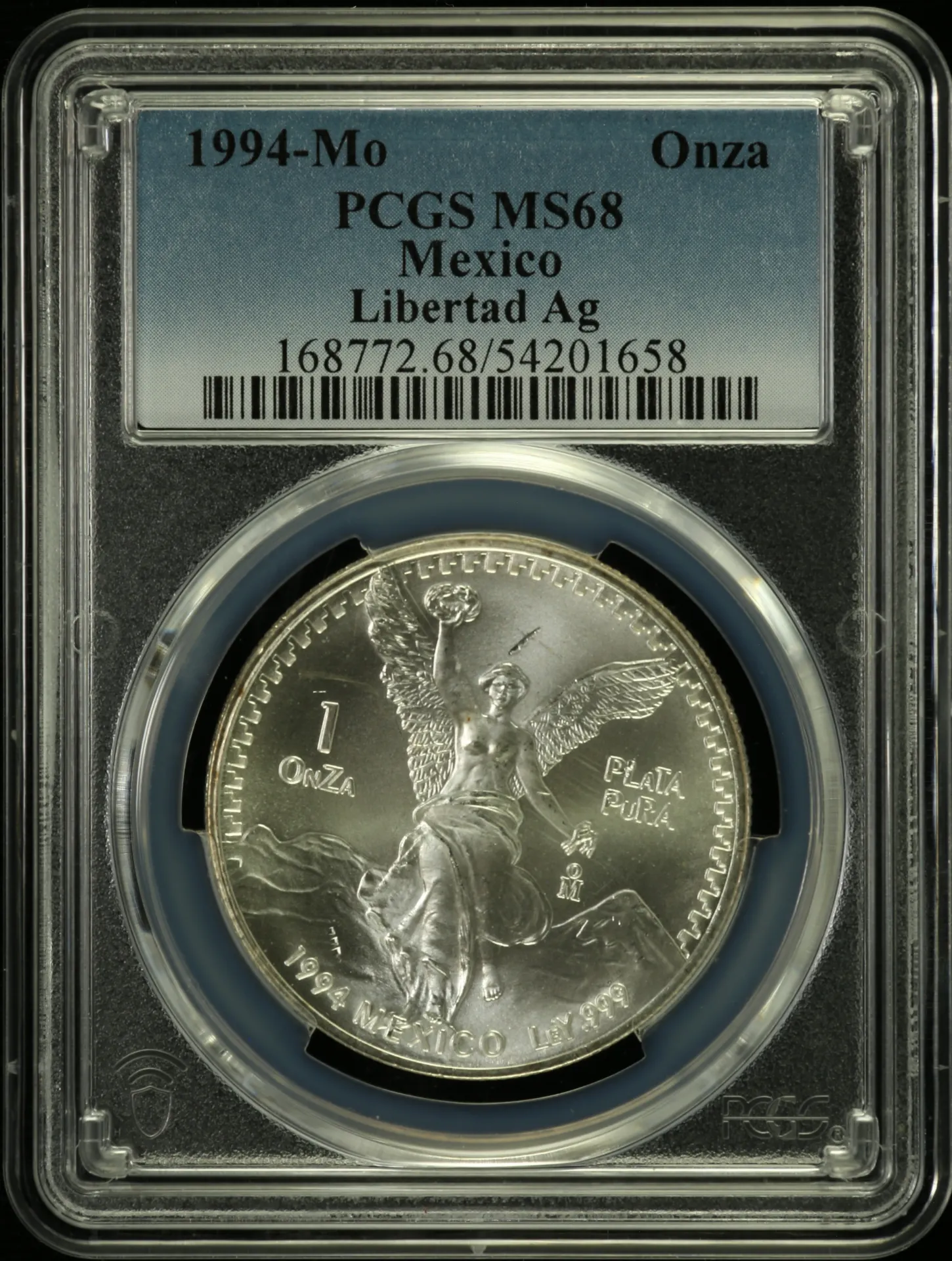 Modern Silver & Minors Onza 1994 Mo PCGS MS68 0156472