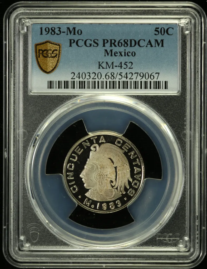 Modern Silver & Minors 50 Centavo 1983 Mo KM-452 PCGS PR68DCAM 0156510