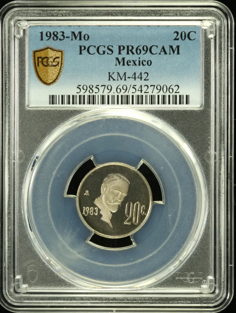 Modern Silver & Minors 20 Centavo 1983 Mo KM-442 PCGS PR69CAM 0156512