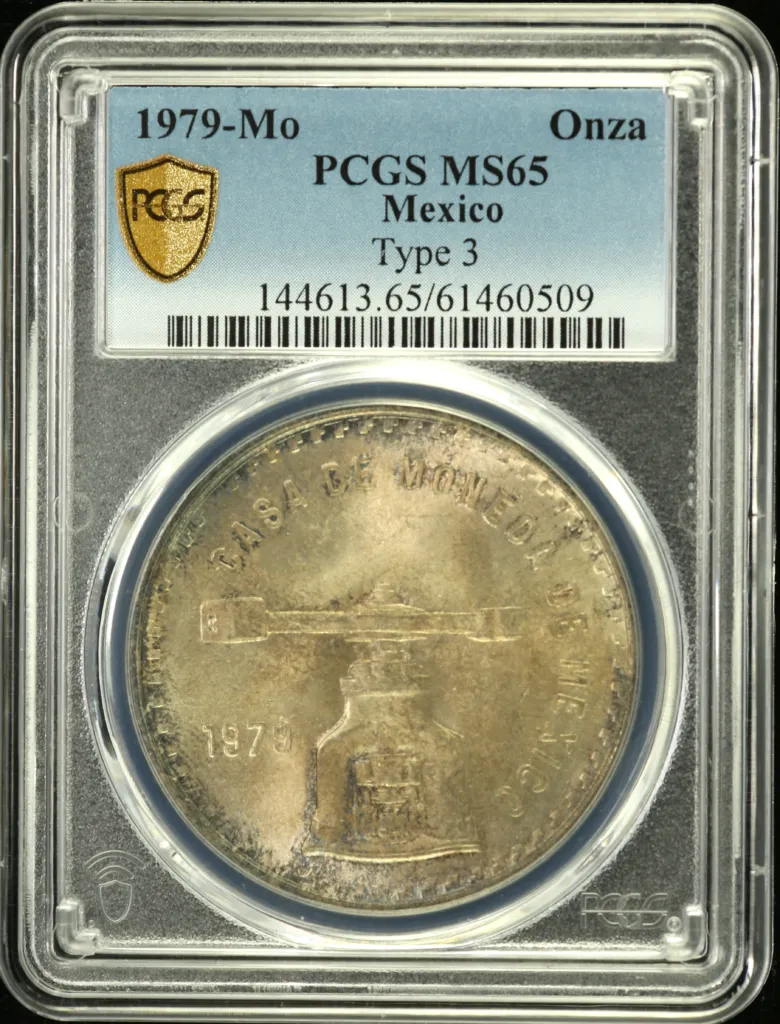 Modern Silver & Minors Onza 1979 Mo PCGS MS65 0155700