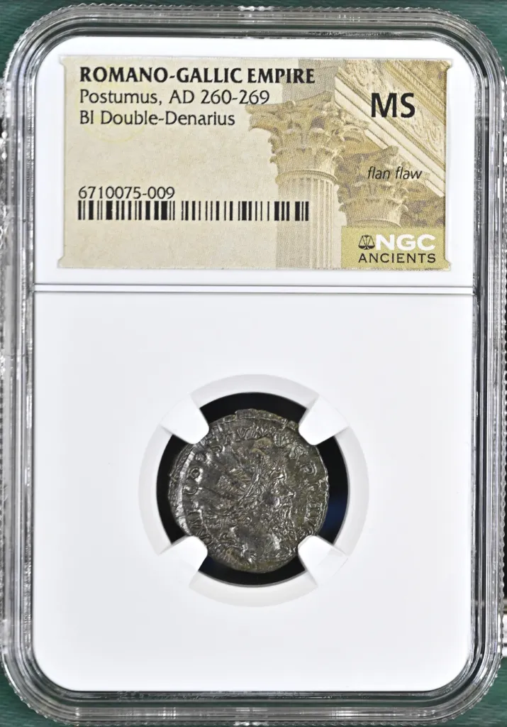 Roman Imperial Postumus 260-269 AD BI Double-Denarius NGC MS 0155886