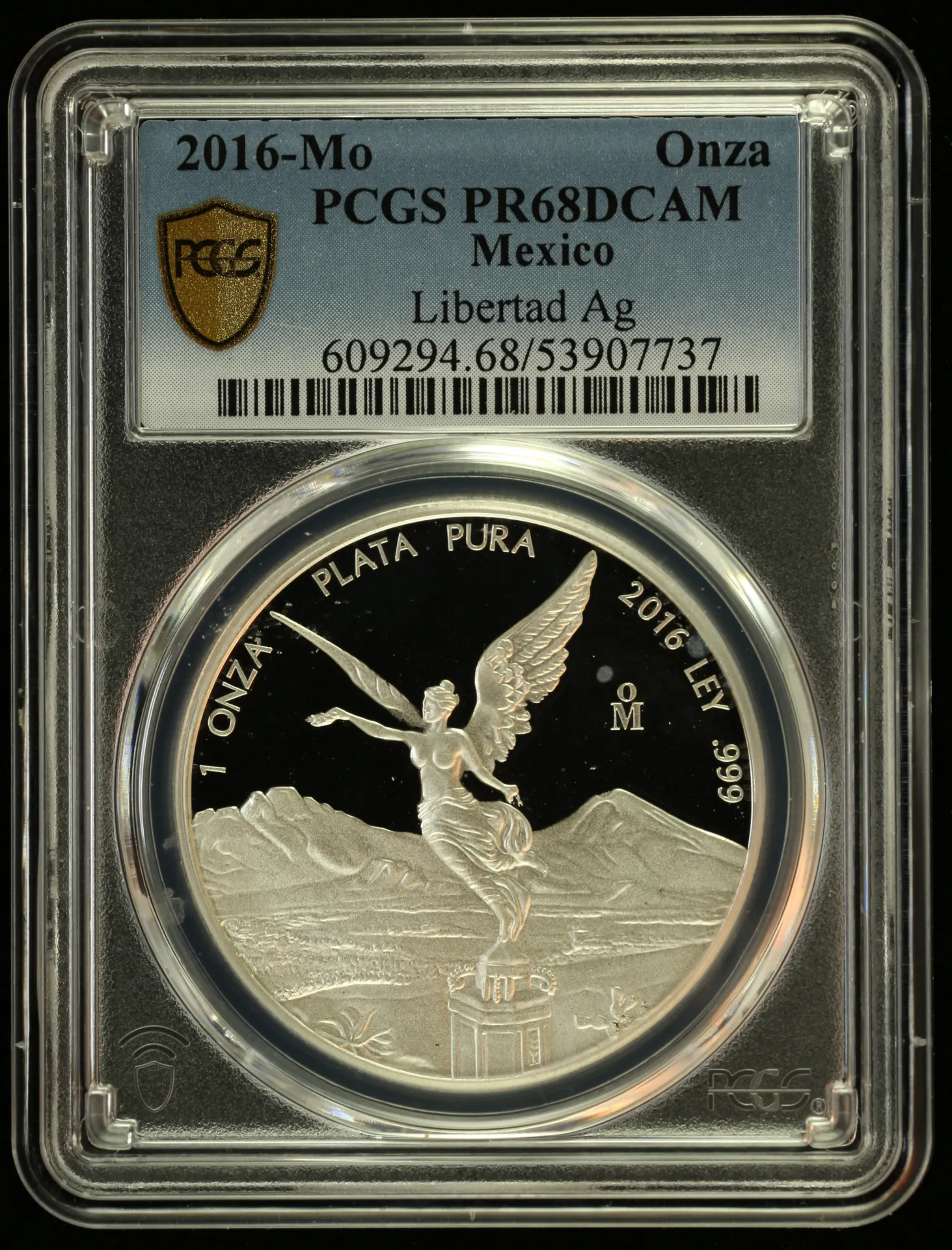 Modern Silver & Minors Onza 2016 Mo PCGS PR68DCAM 0155734