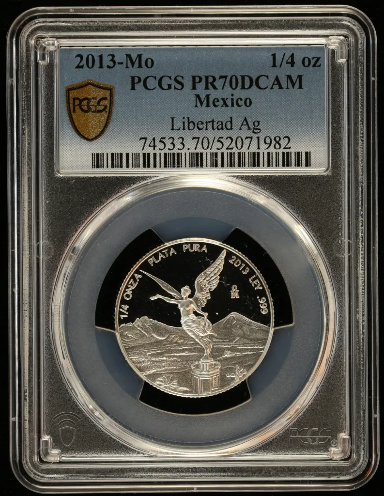 Modern Silver & Minors 1/4 Onza 2013 Mo PCGS PR70DCAM 0156342