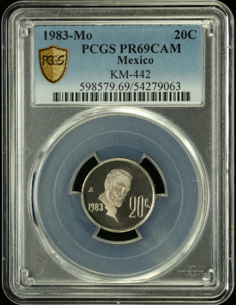 Modern Silver & Minors 20 Centavo 1983 Mo KM-442 PCGS PR69CAM 0156513