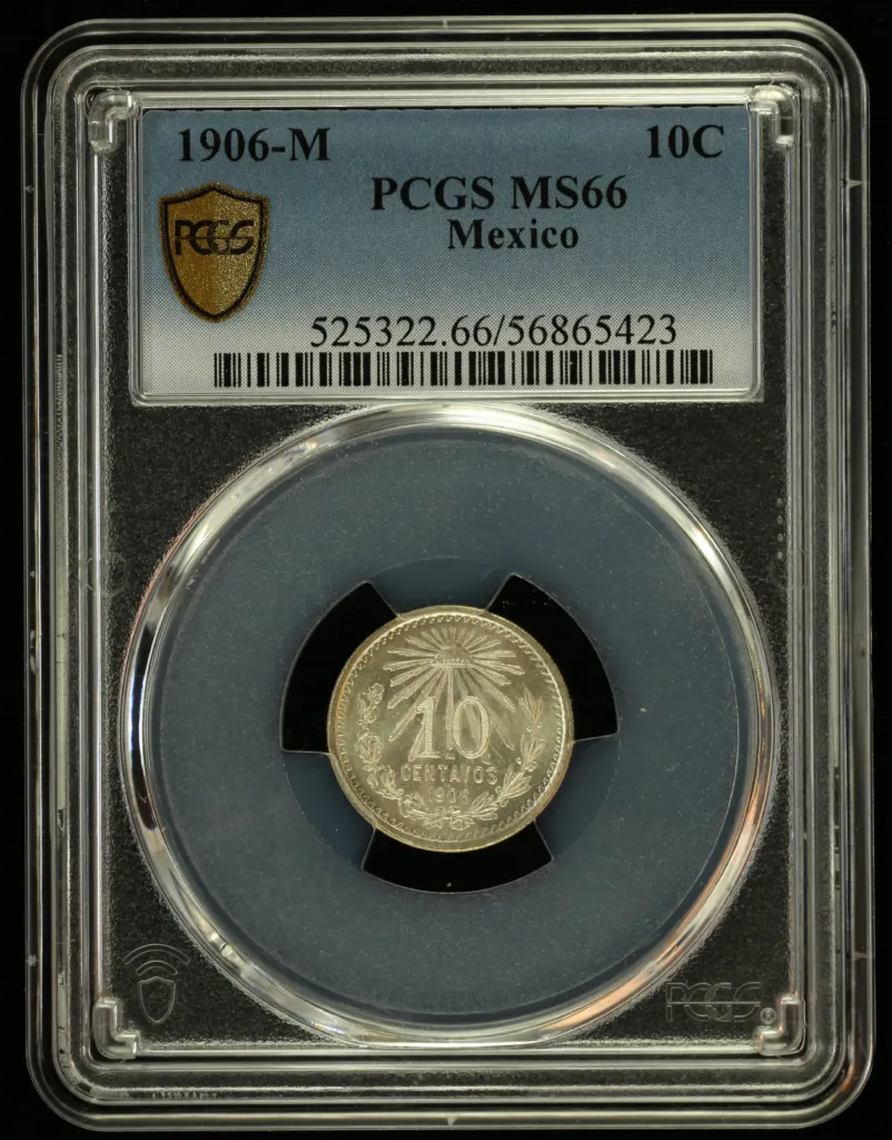 Modern Silver & Minors 10 Centavo 1906 M PCGS MS66 0155951