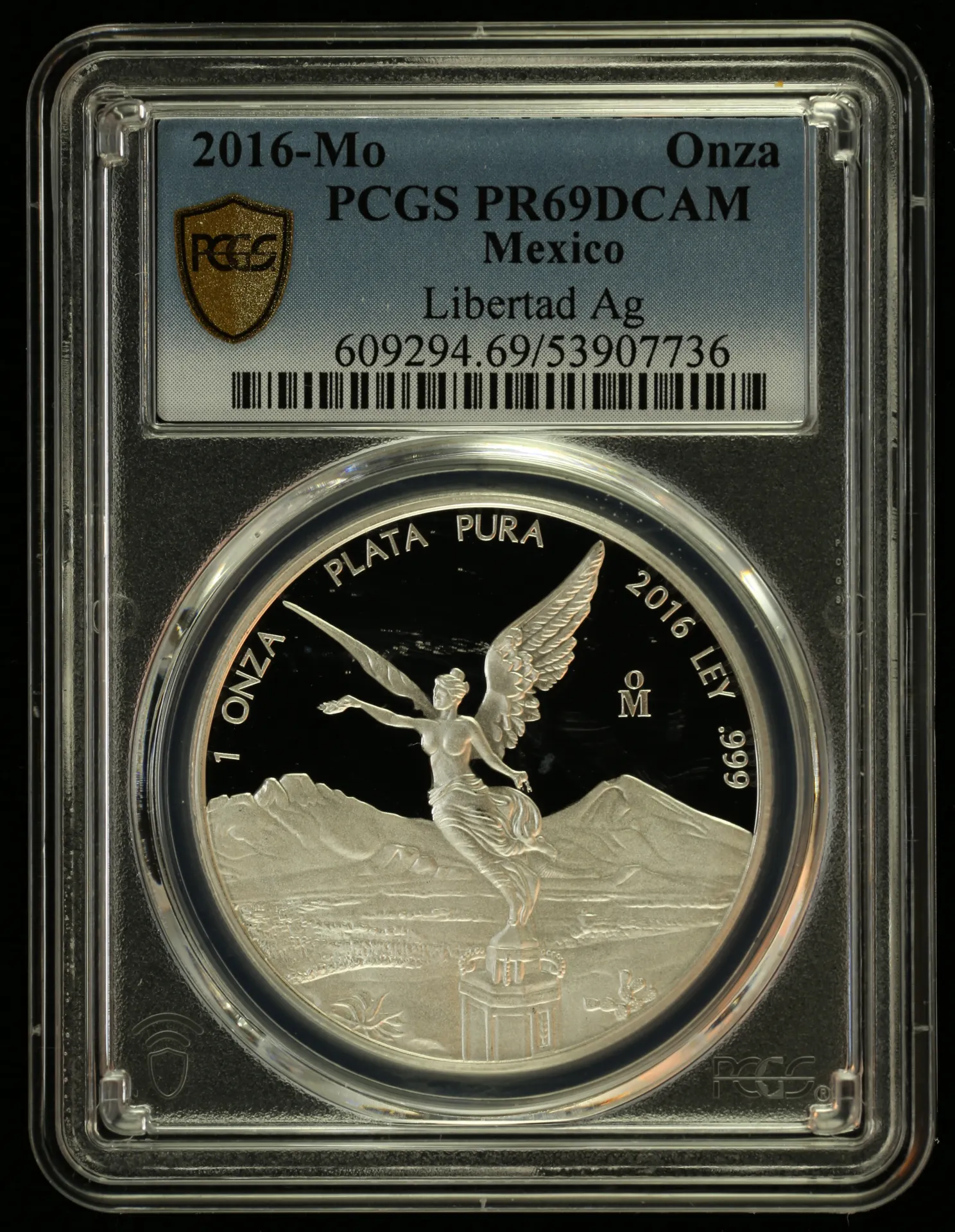 Modern Silver & Minors Onza 2016 Mo PCGS PR69DCAM 0155735