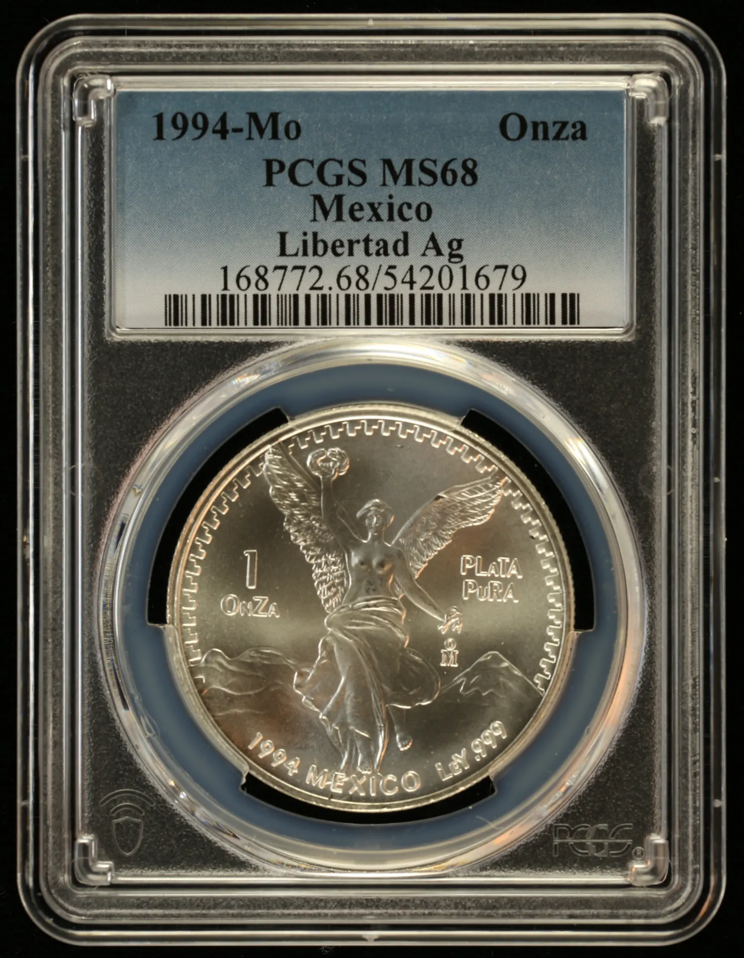 Modern Silver & Minors Onza 1994 Mo PCGS MS68 0156417