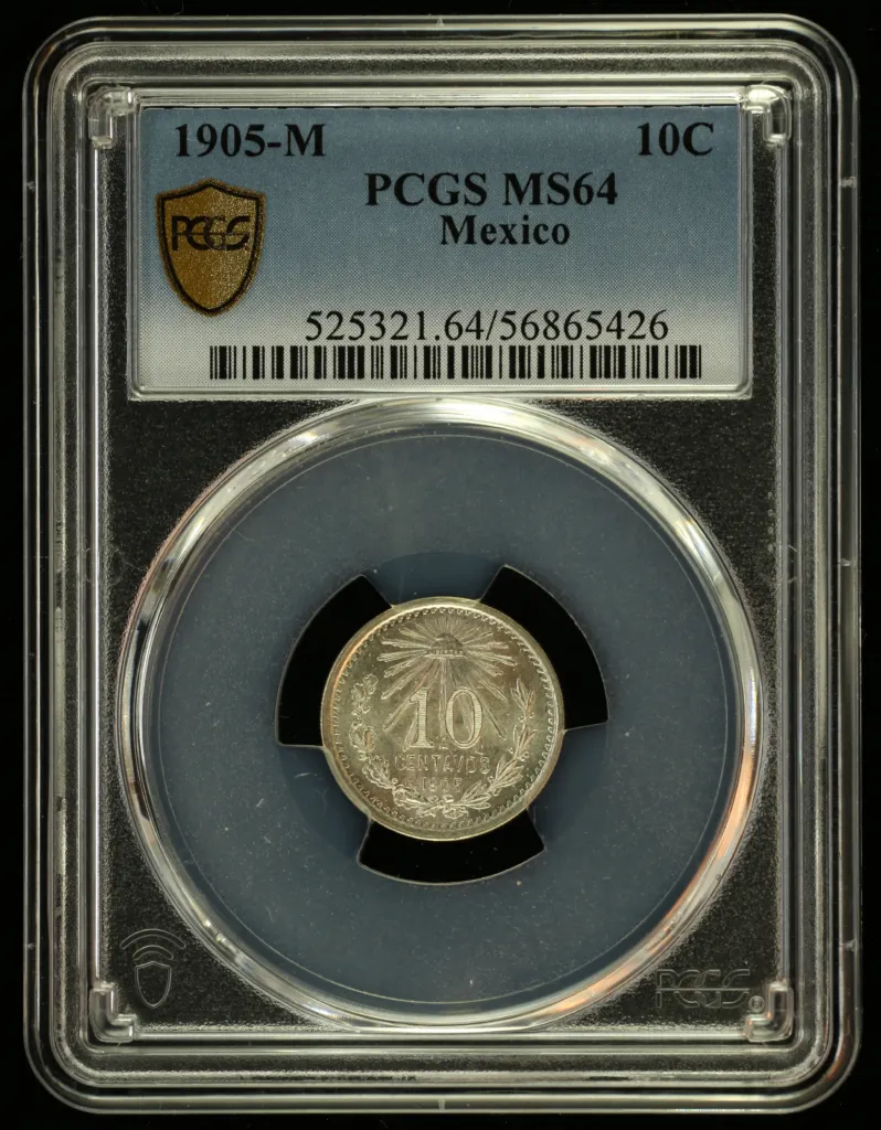 Modern Silver & Minors 10 Centavo 1905 M PCGS MS64 0155955