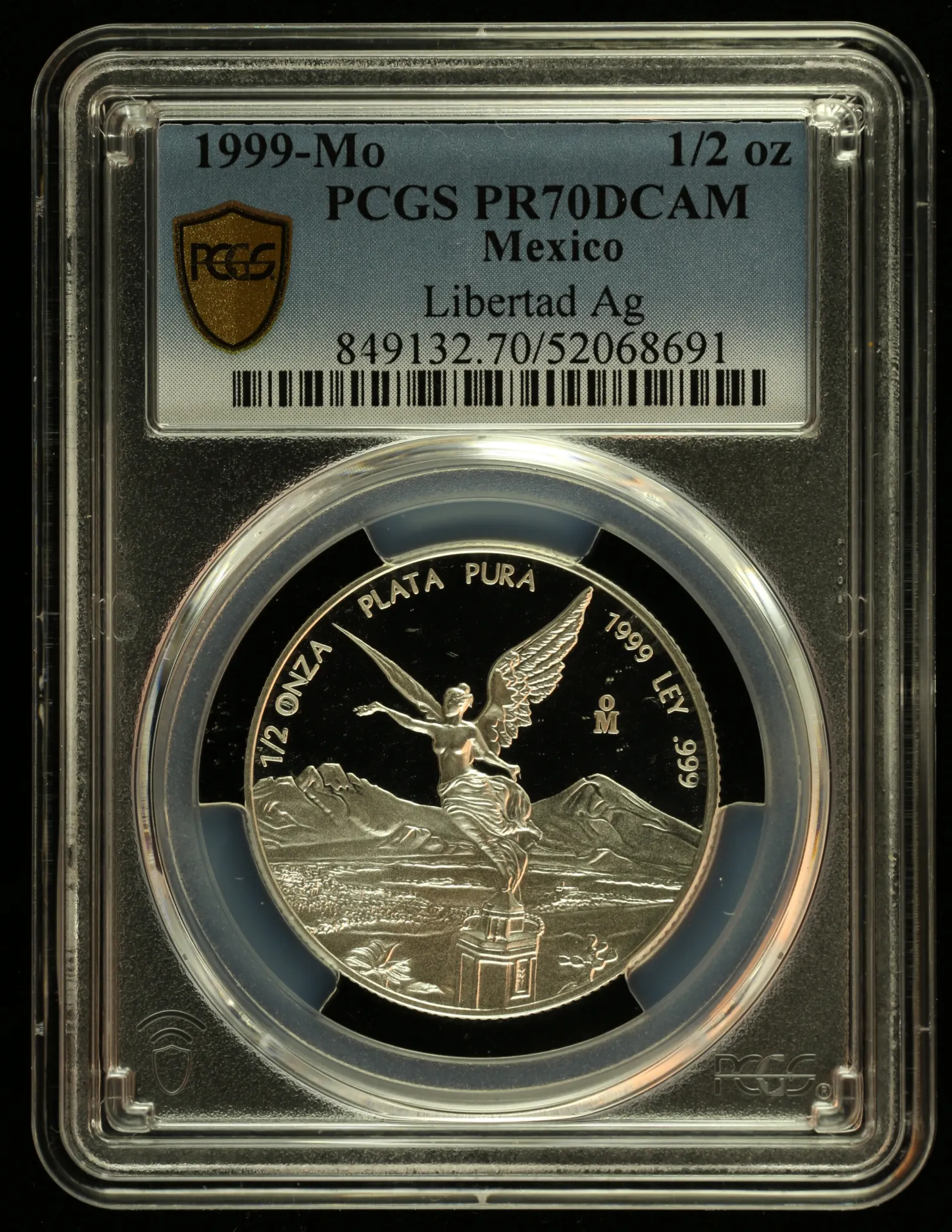 Modern Silver & Minors 1/2 Onza 1999 Mo PCGS PR70DCAM 0156120