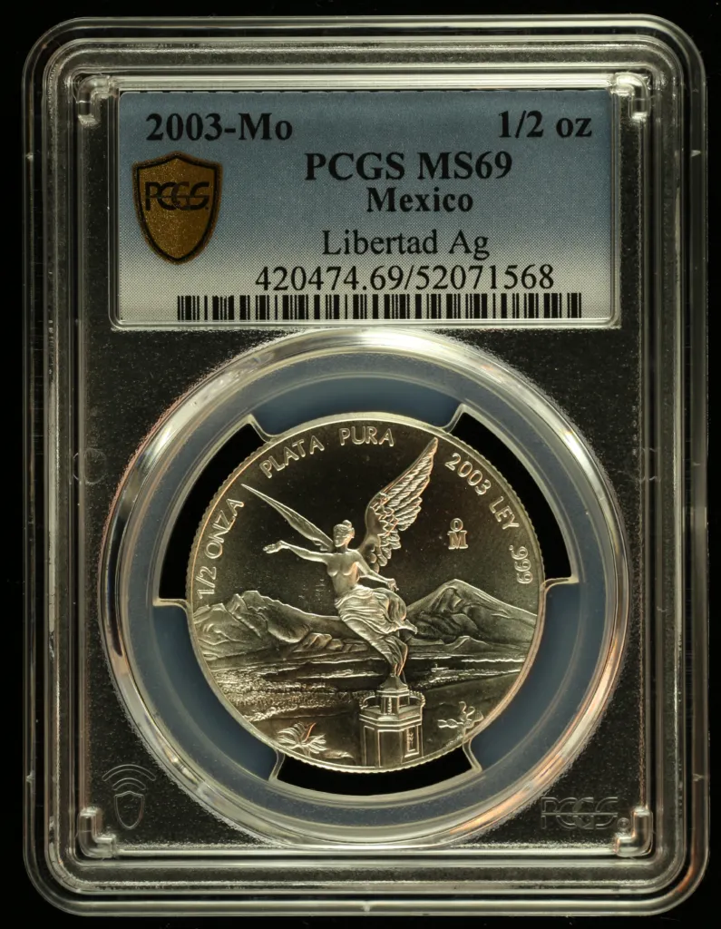 Modern Silver & Minors 1/2 Onza 2003 Mo PCGS MS69 0156107