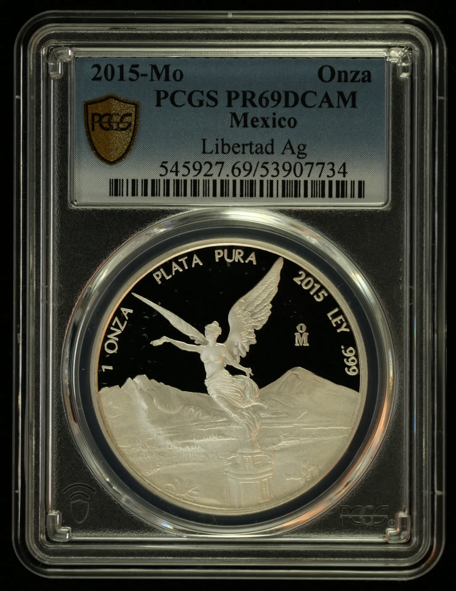 Modern Silver & Minors Onza 2015 Mo PCGS PR69DCAM 0155736