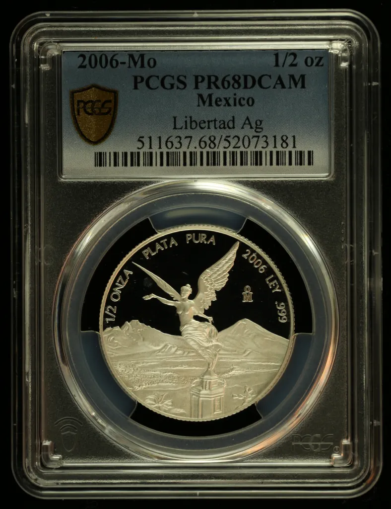 Modern Silver & Minors 1/2 Onza 2006 Mo PCGS PR68DCAM 0156143