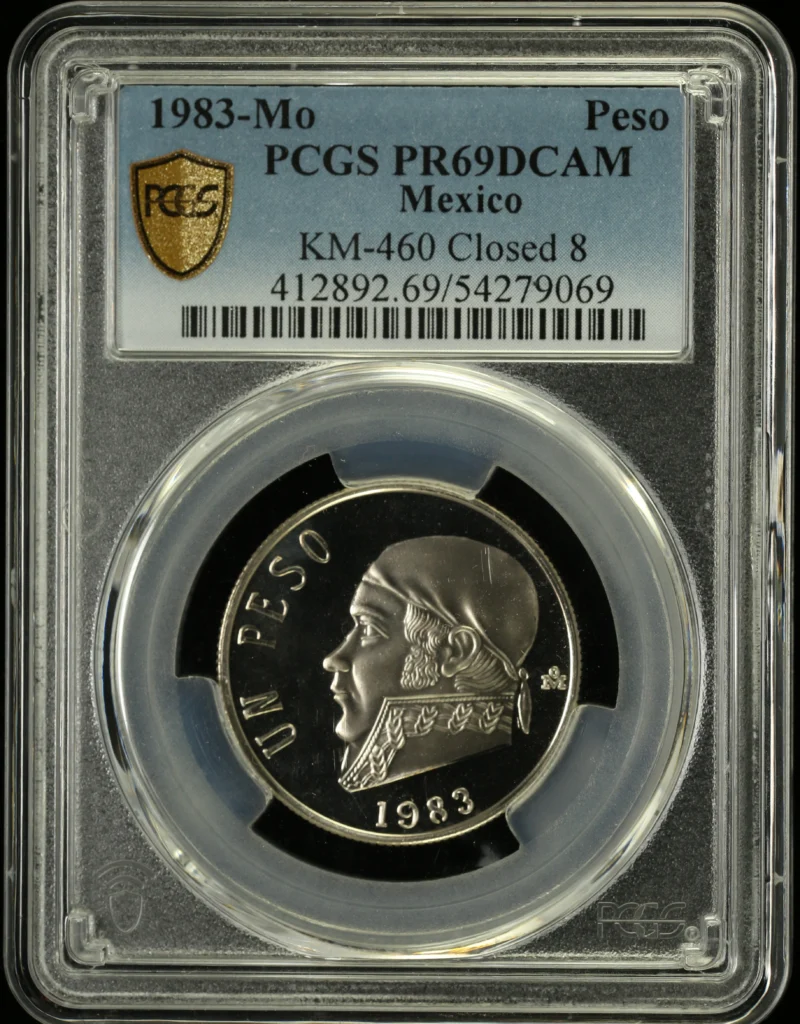 Modern Silver & Minors Peso 1983 Mo KM-460 PCGS PR69DCAM 0156507