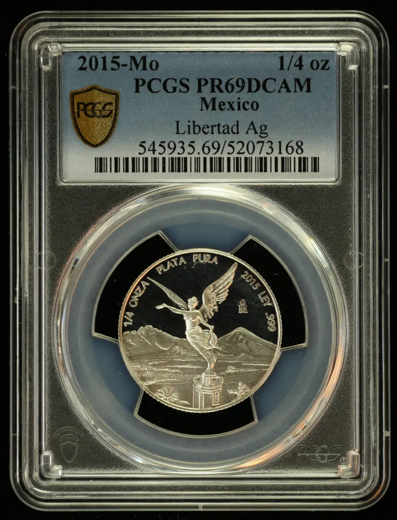 Modern Silver & Minors 1/4 Onza 2015 Mo PCGS PR69DCAM 0156200