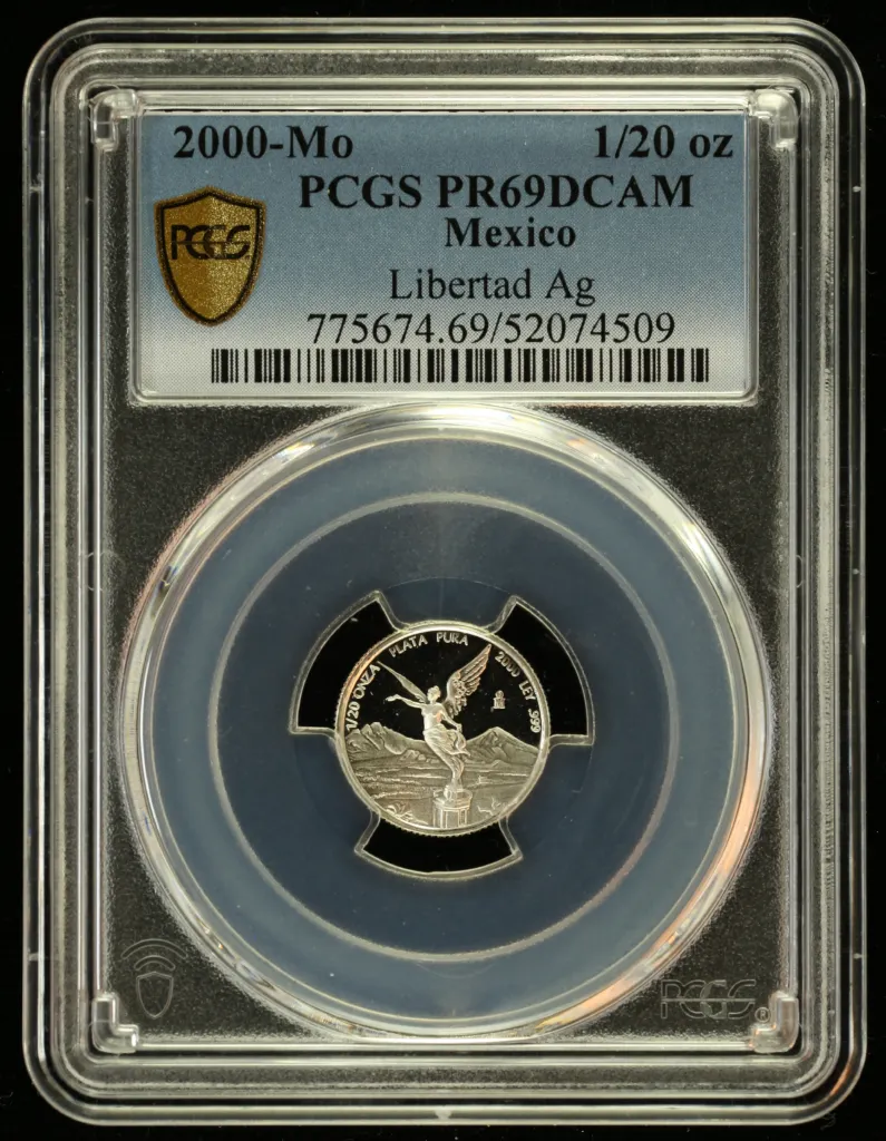 Modern Silver & Minors 1/20 Onza 2000 Mo PCGS PR69DCAM 0156255