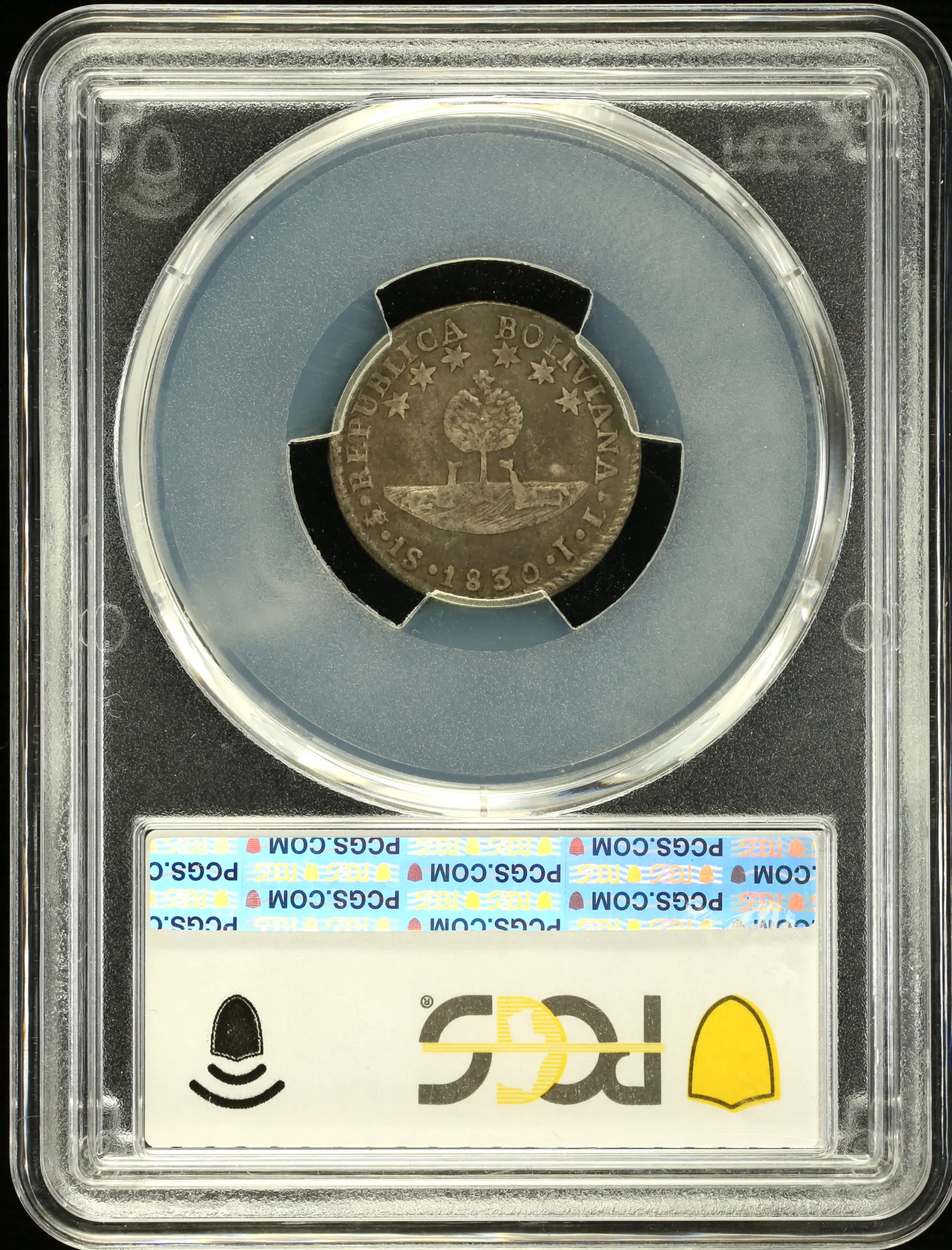 Bolivia Latin American Coins Bolivia Sol 1830 Pts JL PCGS MS62 0157739 Bolivia Sol 1830 Pts JL PCGS MS62 0157739Bolivia Sol 1830 Pts JL PCGS MS62 0157739 - Image 2