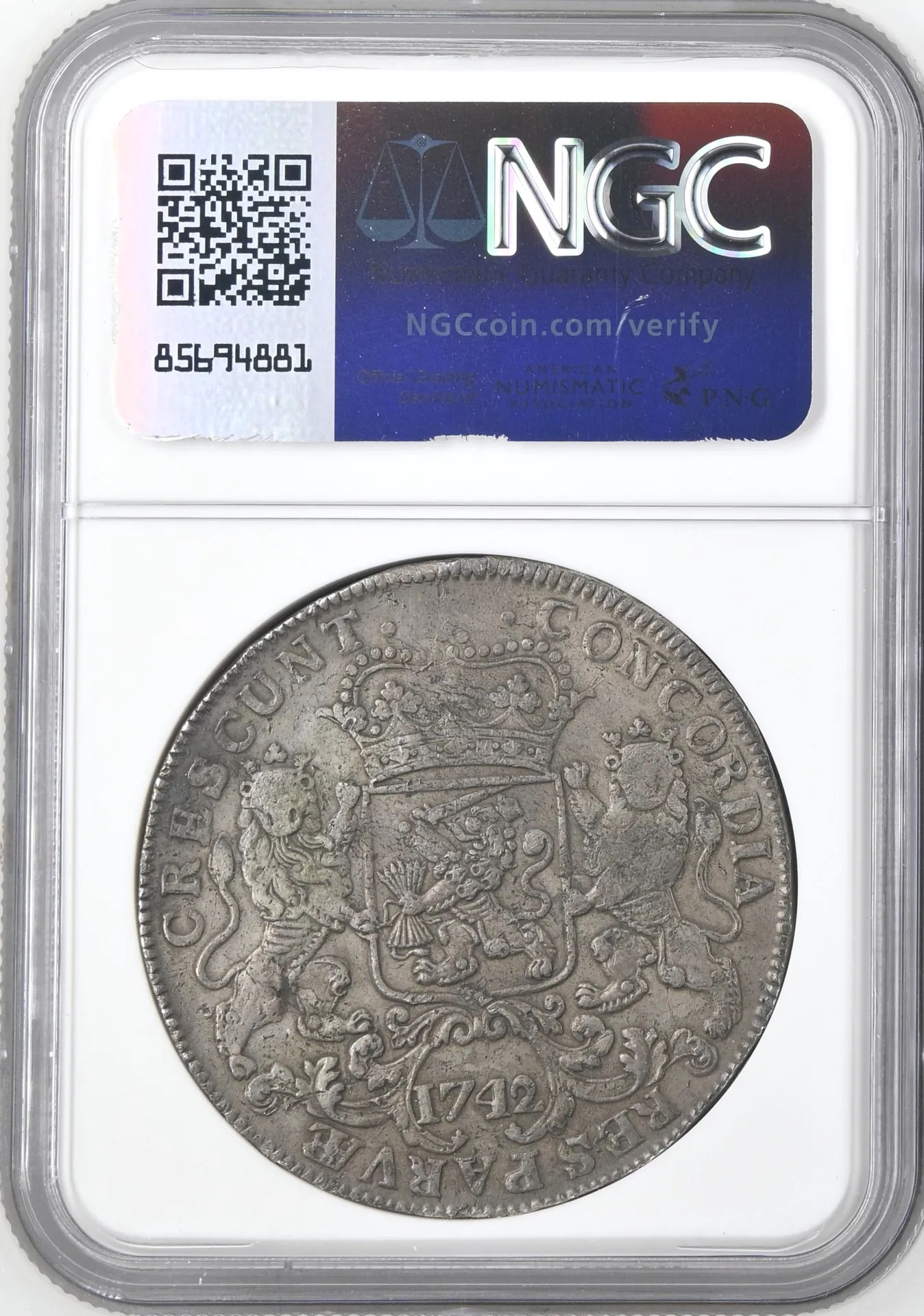 Europe Hollandia (1743) Netherlands Shipwreck Coins World Coins Netherlands Hollandia (1743) Ducatoon 1742 West Friesland DAV-1834 NGC XF Details 0157746 Netherlands Hollandia (1743) Ducatoon 1742 West Friesland DAV-1834 NGC XF Details 0157746Netherlands Hollandia (1743) Ducatoon 1742 West Friesland DAV-1834 NGC XF Details 0157746 - Image 2