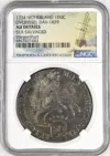 Netherlands Vliegenthart (1735) Ducatoon 1734 Overyssel DAV-1829 NGC AU Details 0157749