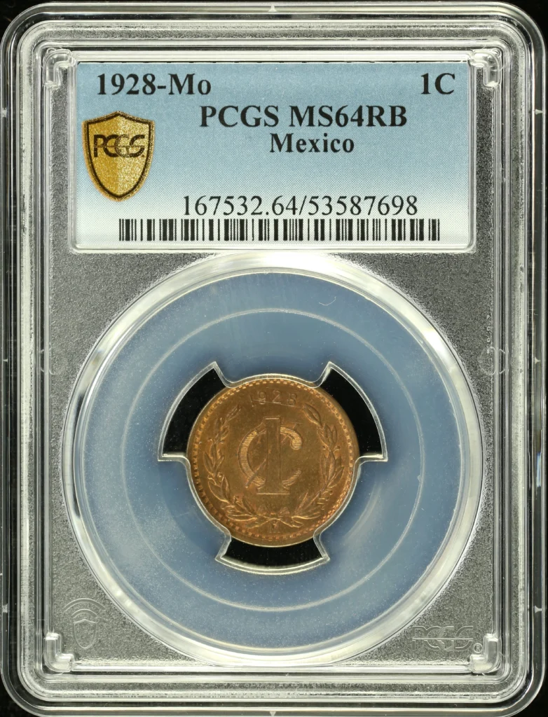 Modern Silver & Minors Centavo 1928 Mo PCGS MS64RB 0157945