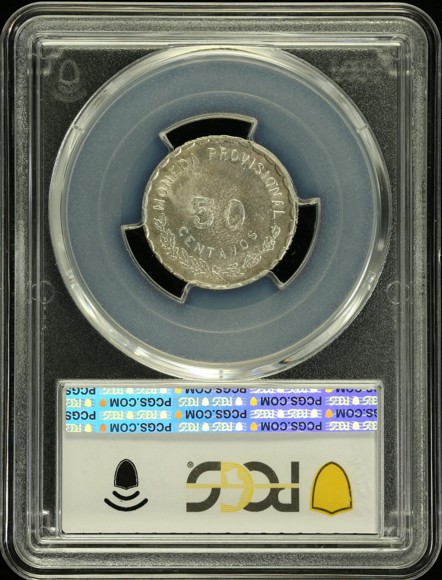 Mexican Coins Oaxaca Revolution Oaxaca 50 Centavo 1915 Oaxaca PCGS MS64 KM-737 0157964 Oaxaca 50 Centavo 1915 Oaxaca PCGS MS64 KM-737 0157964Oaxaca 50 Centavo 1915 Oaxaca PCGS MS64 KM-737 0157964 - Image 2