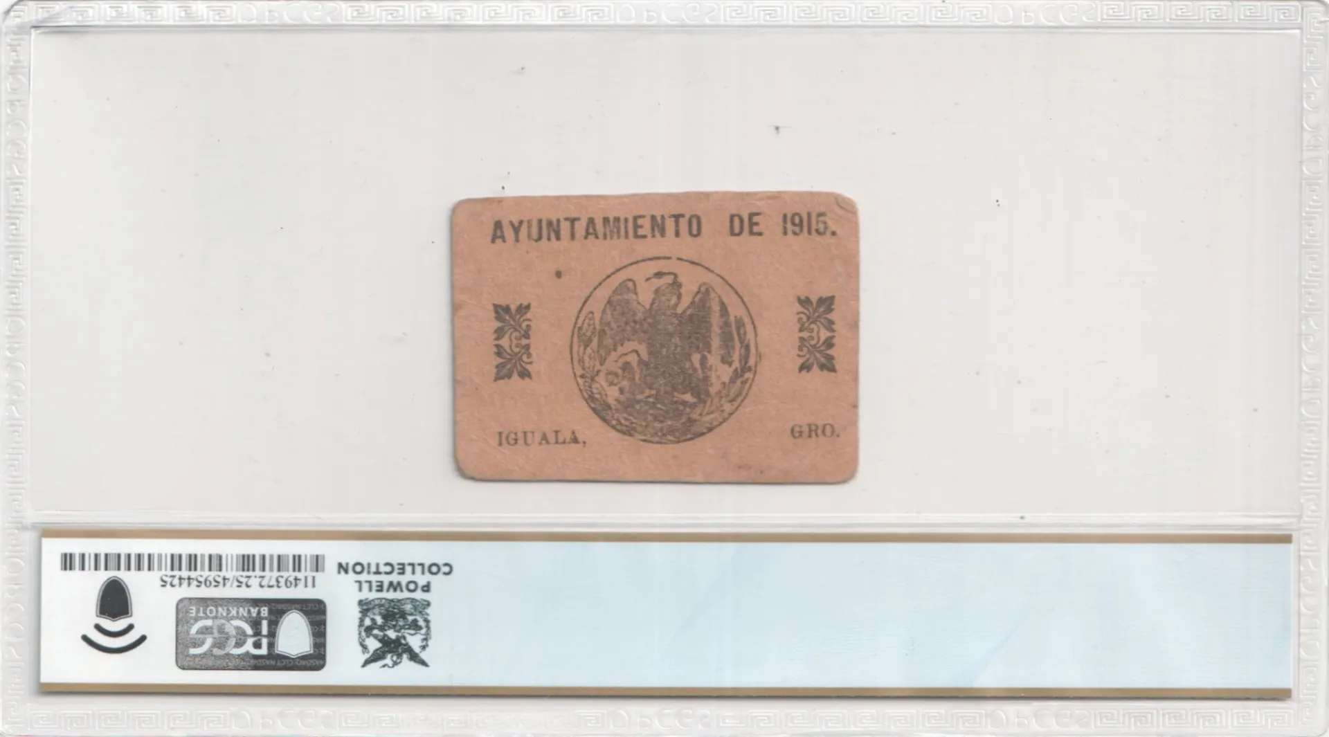 Mexican Currency Revolutionary Currency Revolutionary Currency 4 Centavos 1915 Guerrero M1944c PCGS VF25 f_35587 Revolutionary Currency 4 Centavos 1915 Guerrero M1944c PCGS VF25 f_35587Revolutionary Currency 4 Centavos 1915 Guerrero M1944c PCGS VF25 f_35587 - Image 2