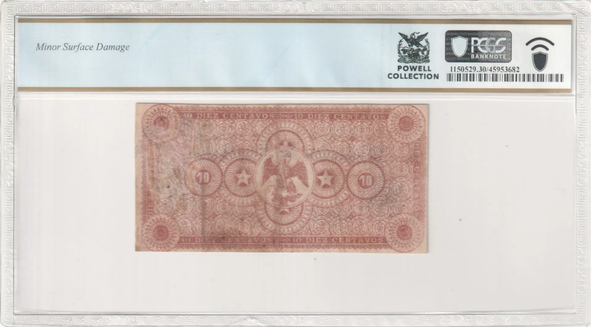 Mexican Currency Revolutionary Currency Revolutionary Currency 10 Centavos 1914 Jalisco M2319a PCGS VF30 f_35595 Revolutionary Currency 10 Centavos 1914 Jalisco M2319a PCGS VF30 f_35595Revolutionary Currency 10 Centavos 1914 Jalisco M2319a PCGS VF30 f_35595 - Image 2